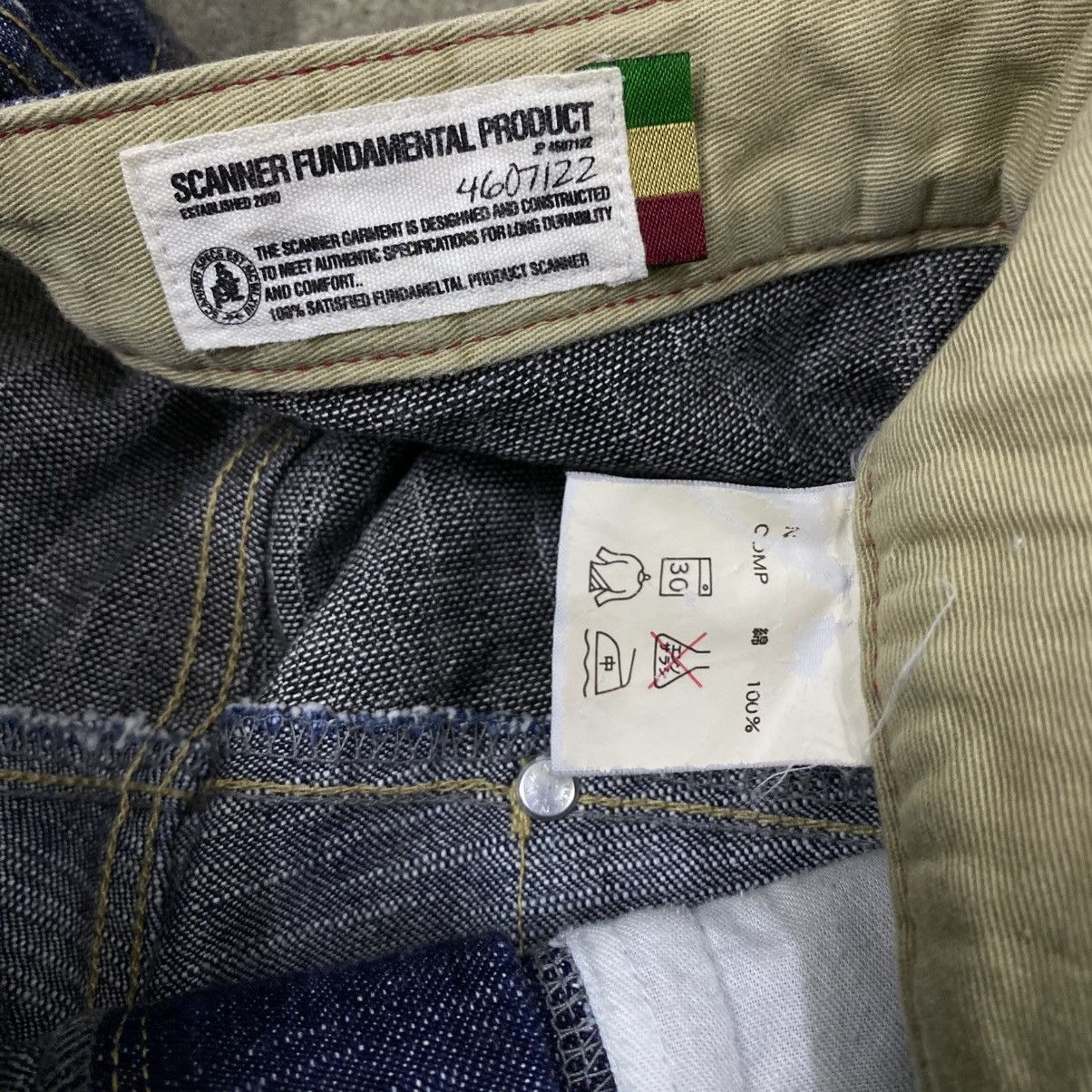FDMTL Scanner Fdmtl Jeans Kapital Jacket Baggy Boro Selvedge Shirt Size US 37 - 7 Thumbnail