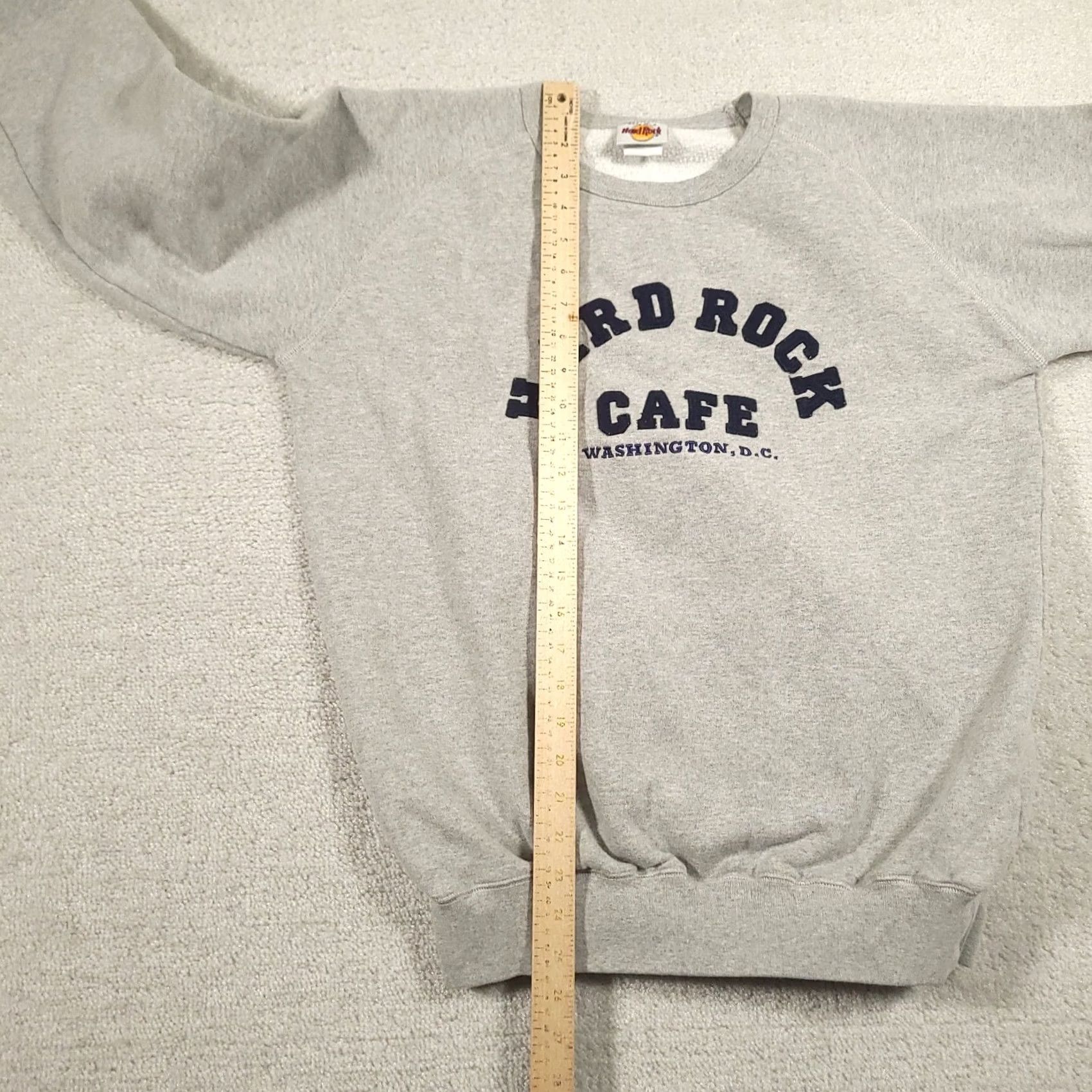 Hard Rock Cafe VINTAGE Hard Rock Cafe Sweatshirt Mens Large Gray Washington D.C. Crewneck Pullover Size US L / EU 52-54 / 3 - 5 Thumbnail