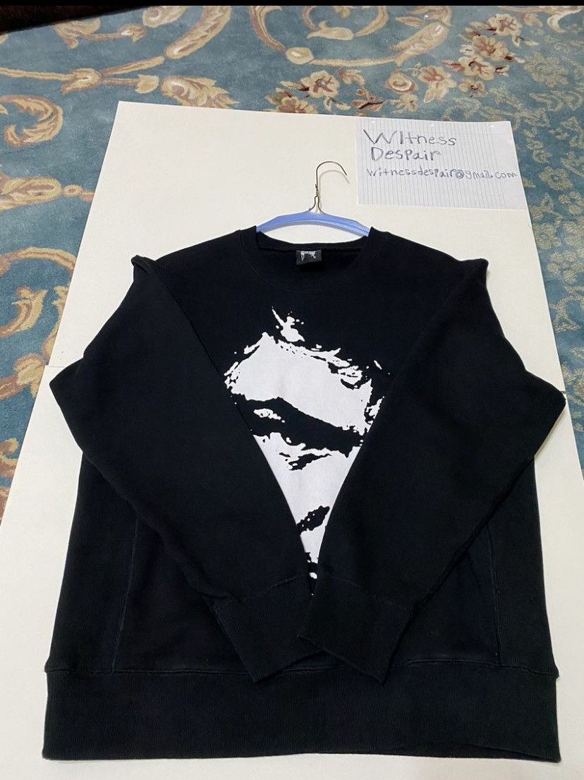 Revenge REVENGE FACE BLACK CREWNECK Size US L / EU 52-54 / 3 - 3 Thumbnail