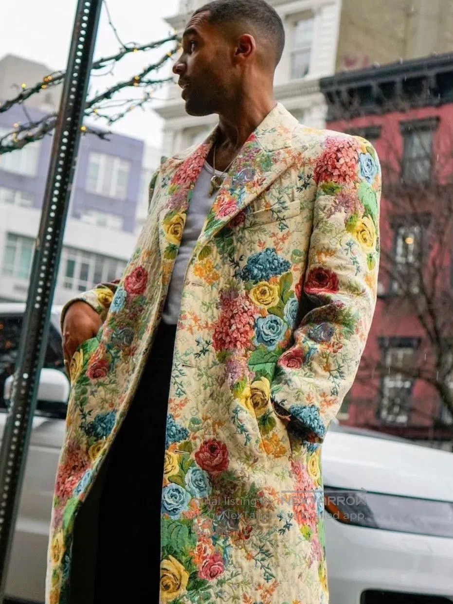 Louis Vuitton Louis Vuitton LV22FW Floral Monogram Wool Coat. Size US M / EU 48-50 / 2 - 6 Thumbnail