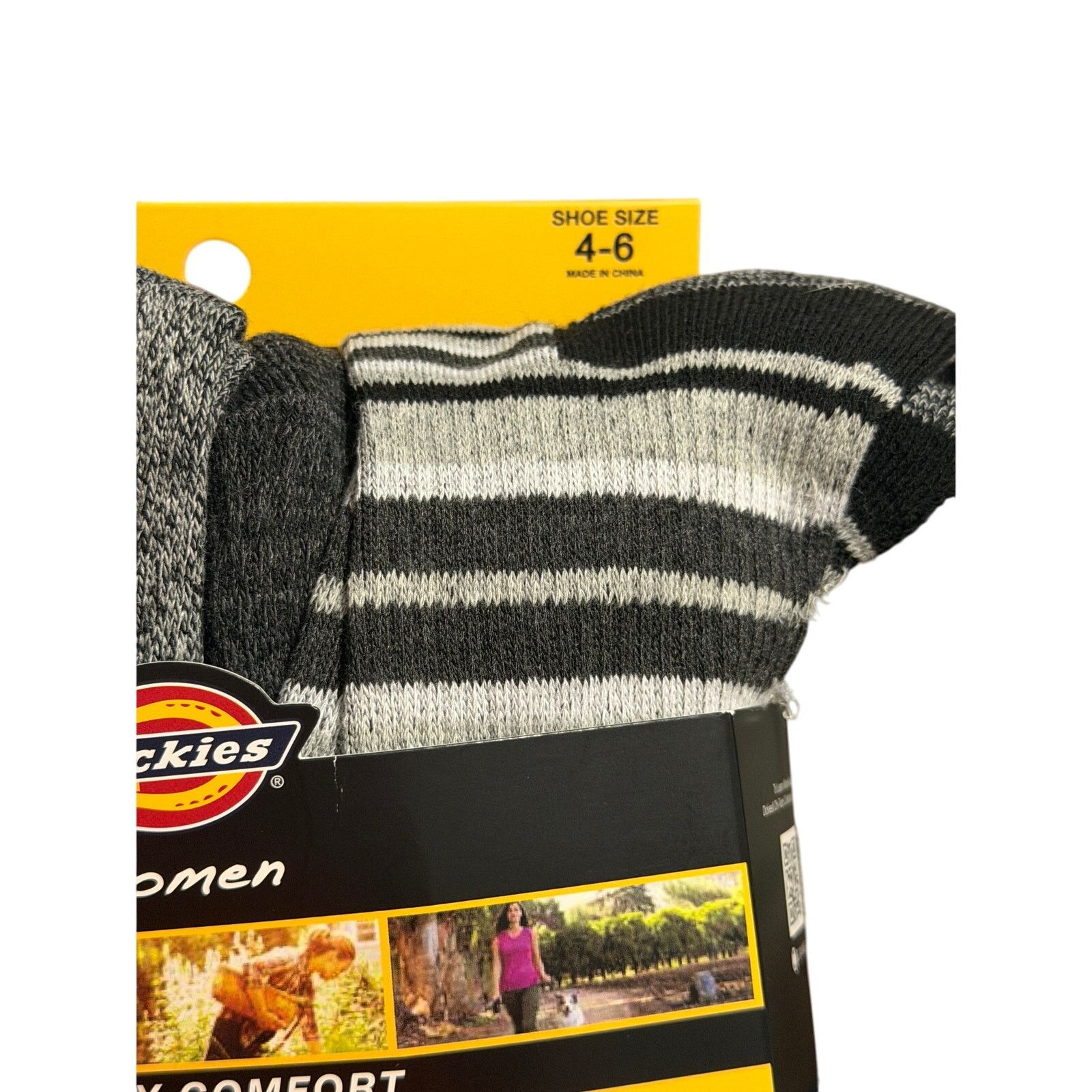 Dickies Dickies Black Gray Dri Tech Crew All Day Comfort Socks Size ONE SIZE - 7 Thumbnail