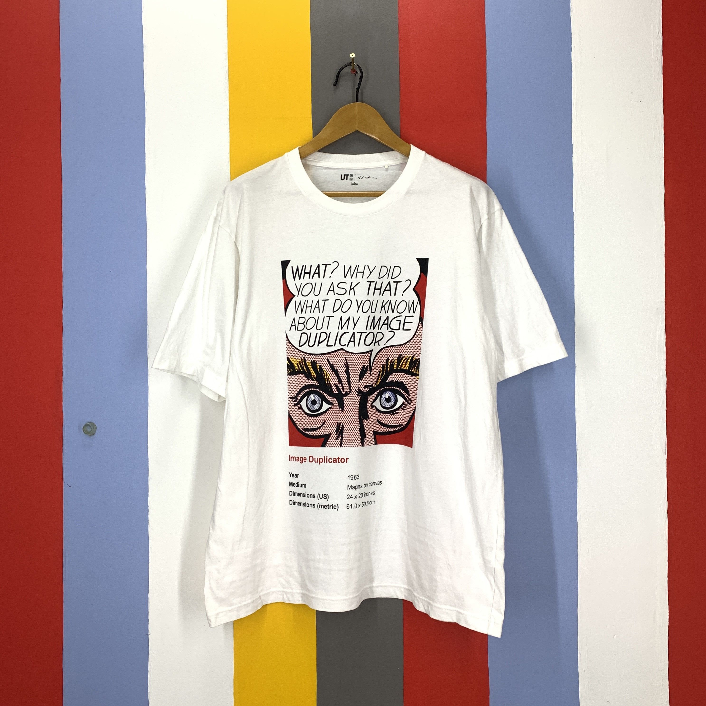 Uniqlo ROY LICHTENSTEIN x UNIQLO Crew Neck T Shirt #1803/07 Size US XL / EU 56 / 4 - 1 Thumbnail