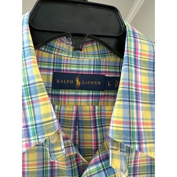 Polo Ralph Lauren Ralph Lauren Men's Plaid Button Down Shirt Large Size US L / EU 52-54 / 3 - 7 Thumbnail