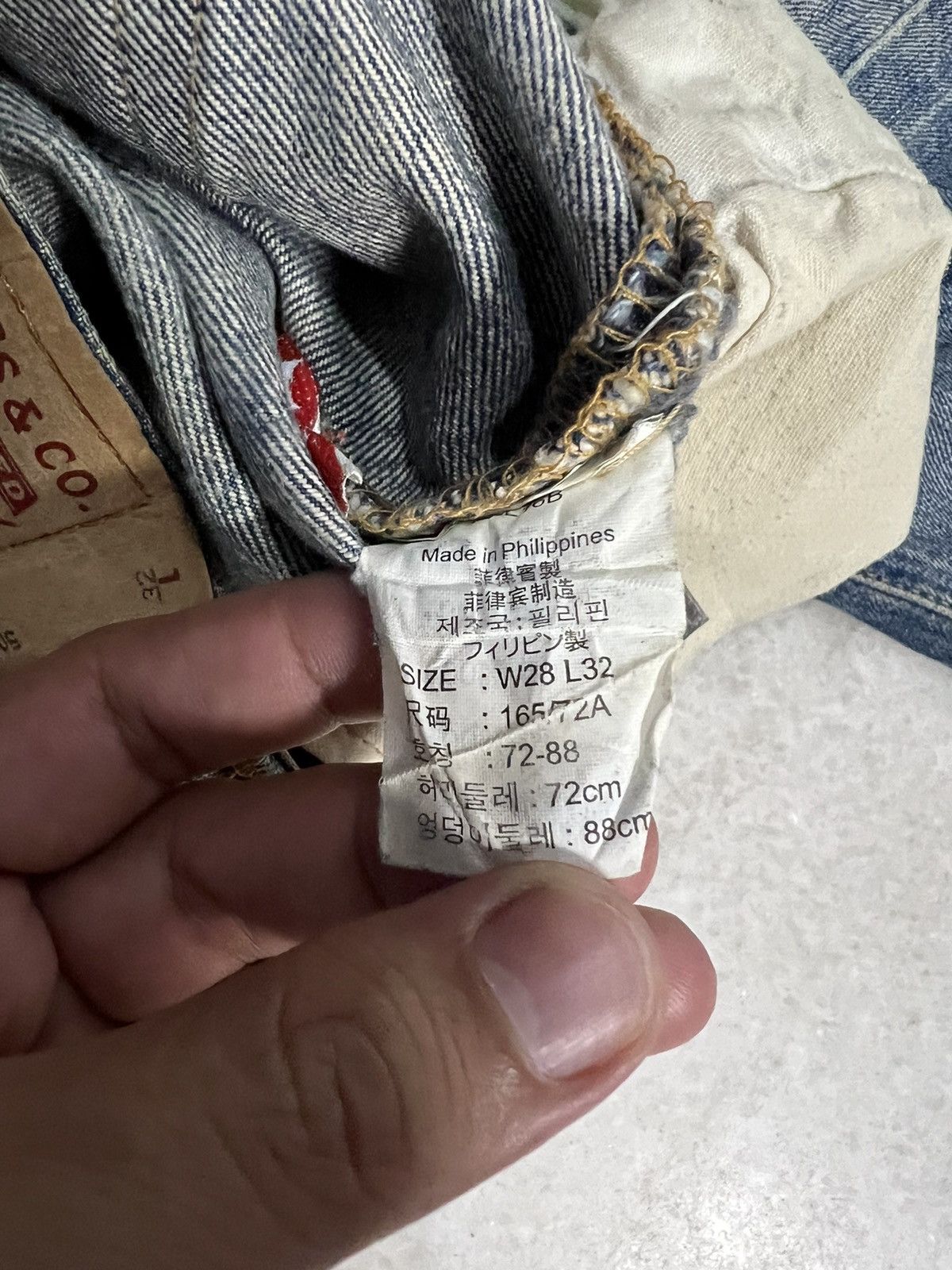 Levi's Vintage Levis 501 Distressed Jeans Size US 29 - 15 Thumbnail