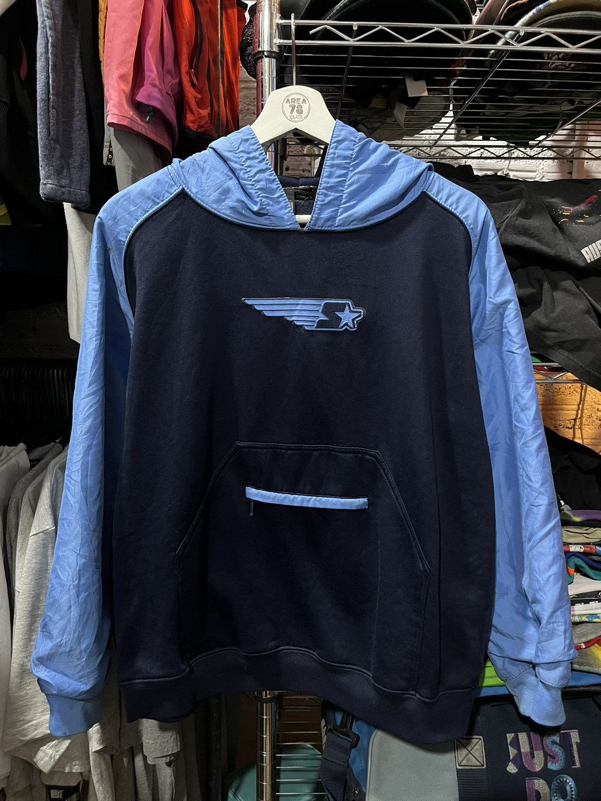 Starter × Vintage Starter Hoodie Center Logo 90s (for kids) Size US S / EU 44-46 / 1 - 1 Thumbnail