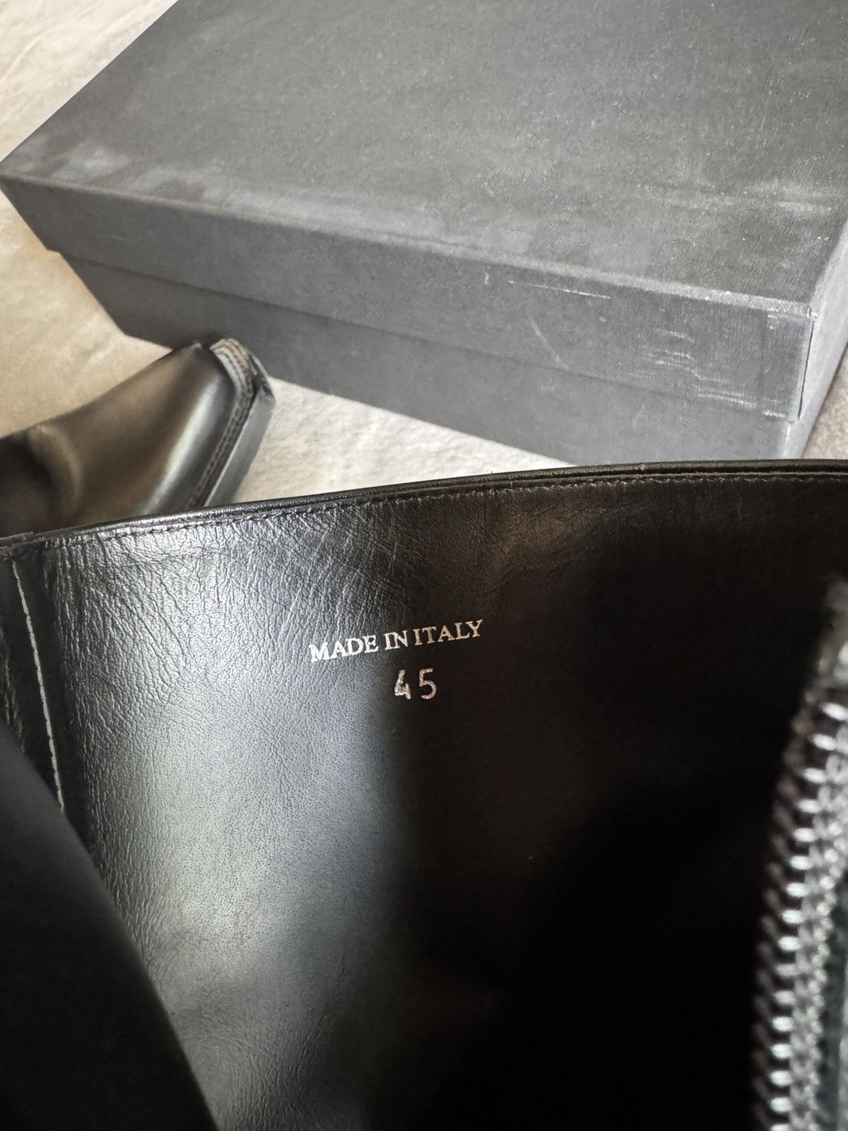 Vetements Black Leather Texan Boots Size US 12 / EU 45 - 7 Thumbnail