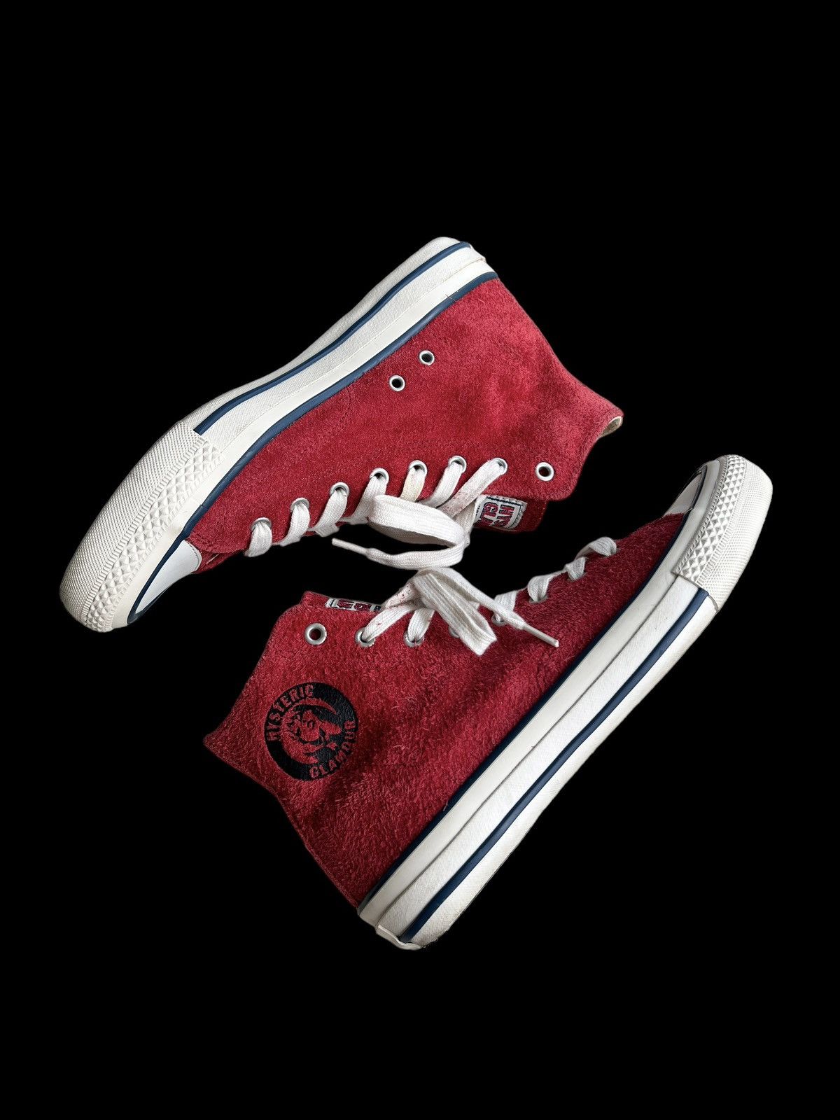 Hysteric Glamour Vintage Hysteric Glamour Suede Leather High Top Sneakers Size US 7 / EU 40 - 3 Thumbnail