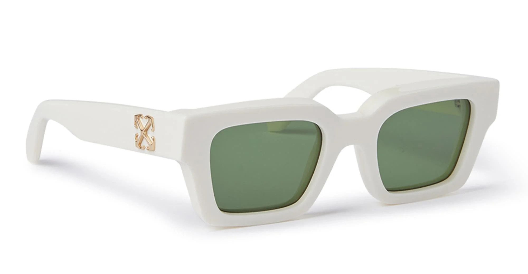 Off-White NEW OFF-WHITE OERI126S24PLA0010155 Virgil White Green Size ONE SIZE - 2 Thumbnail