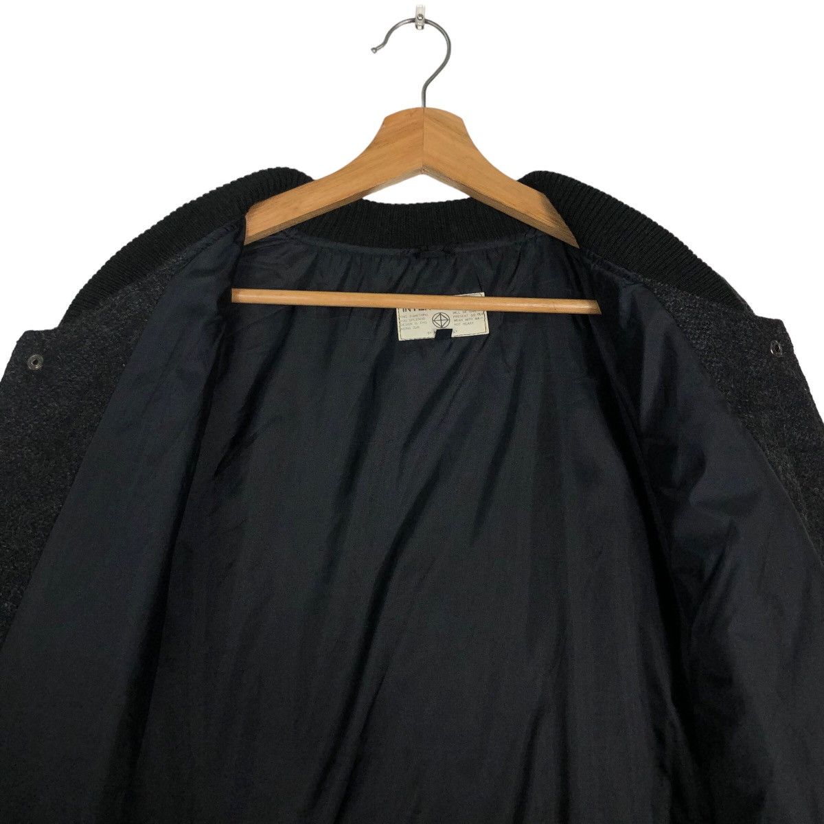 Vintage 🔥90’s Herringbone Wool Bomber Jacket Inter Casual Milano Size US M / EU 48-50 / 2 - 12 Thumbnail