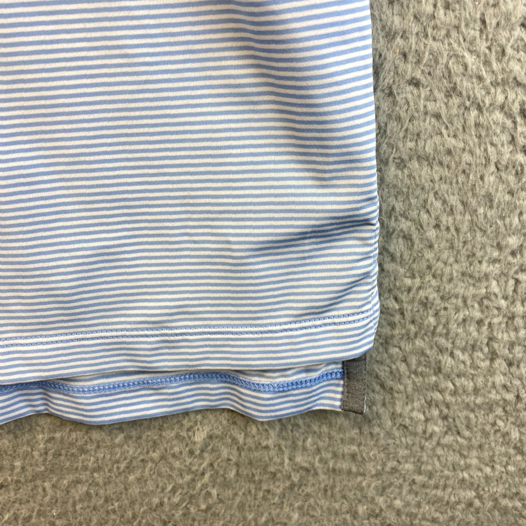RLX Ralph Lauren RLX Ralph Lauren Golf Polo Shirt Mens L Blue Striped Wicking / 81-66 Size US L / EU 52-54 / 3 - 4 Thumbnail
