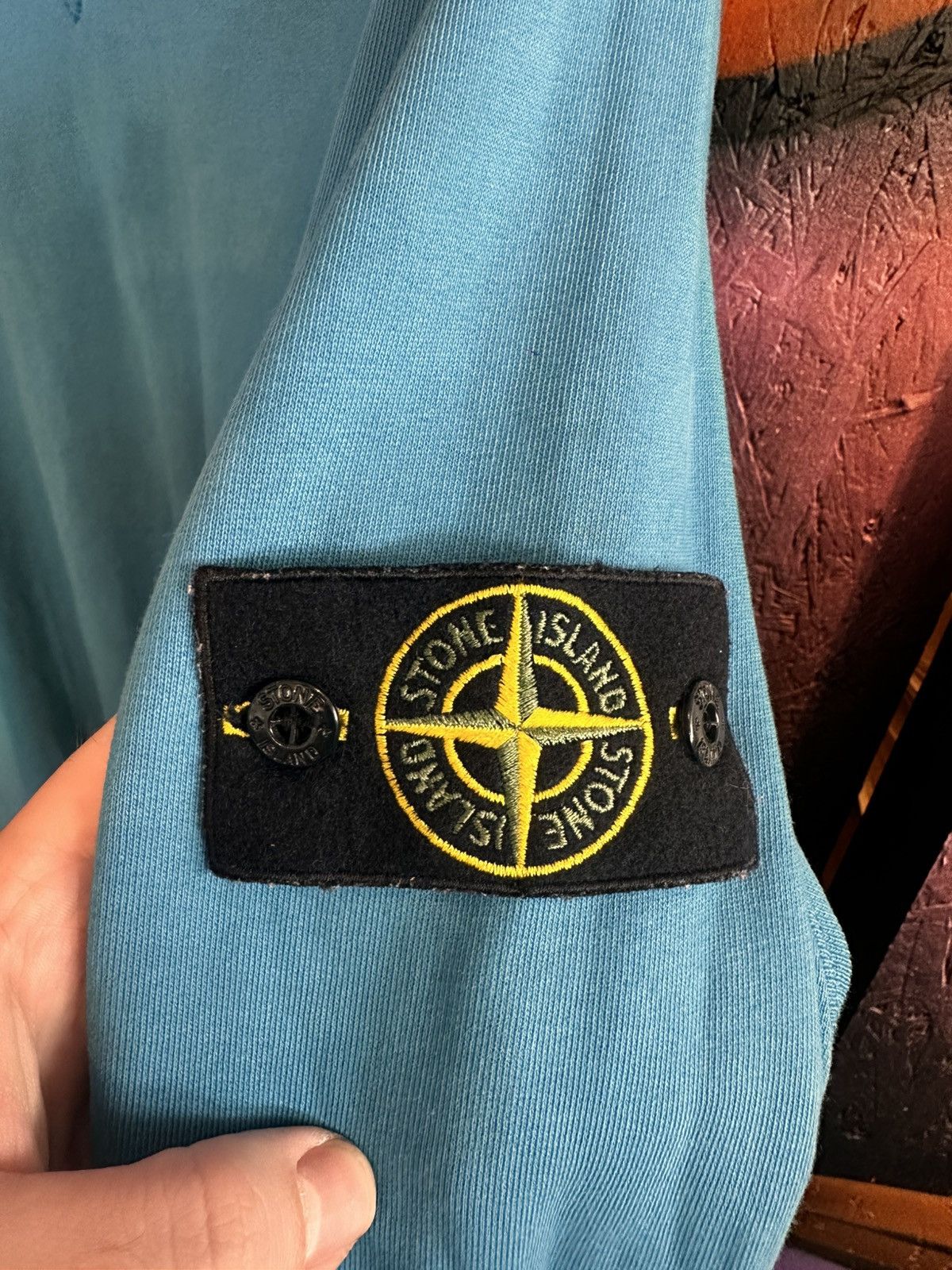 Stone Island Classic Stone Island crewneck turquoise Size US XL / EU 56 / 4 - 3 Thumbnail