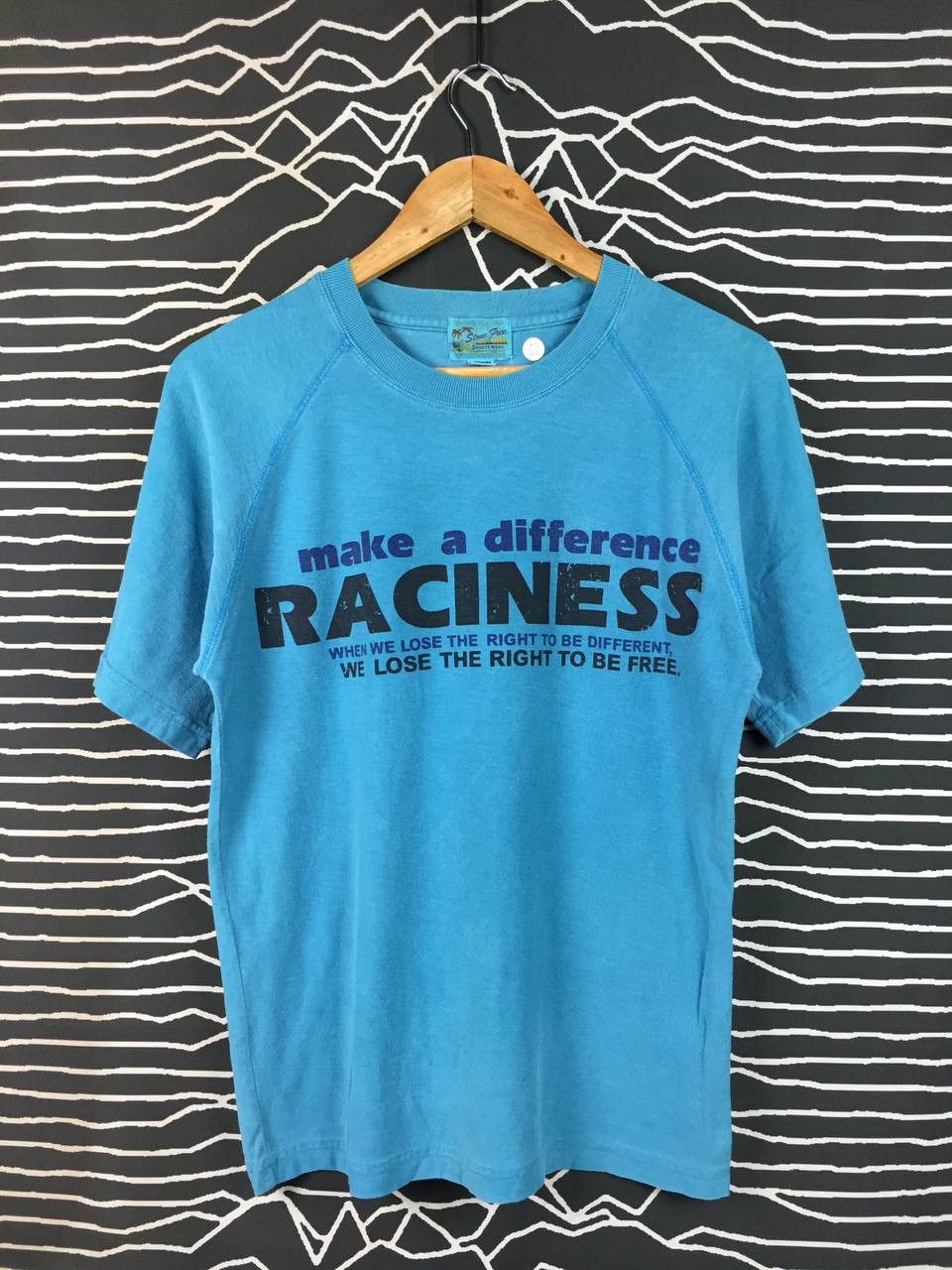 Vintage Vtg Stone Free Sportswear Raciness Freedom Quote Tee Size US M / EU 48-50 / 2 - 1 Thumbnail