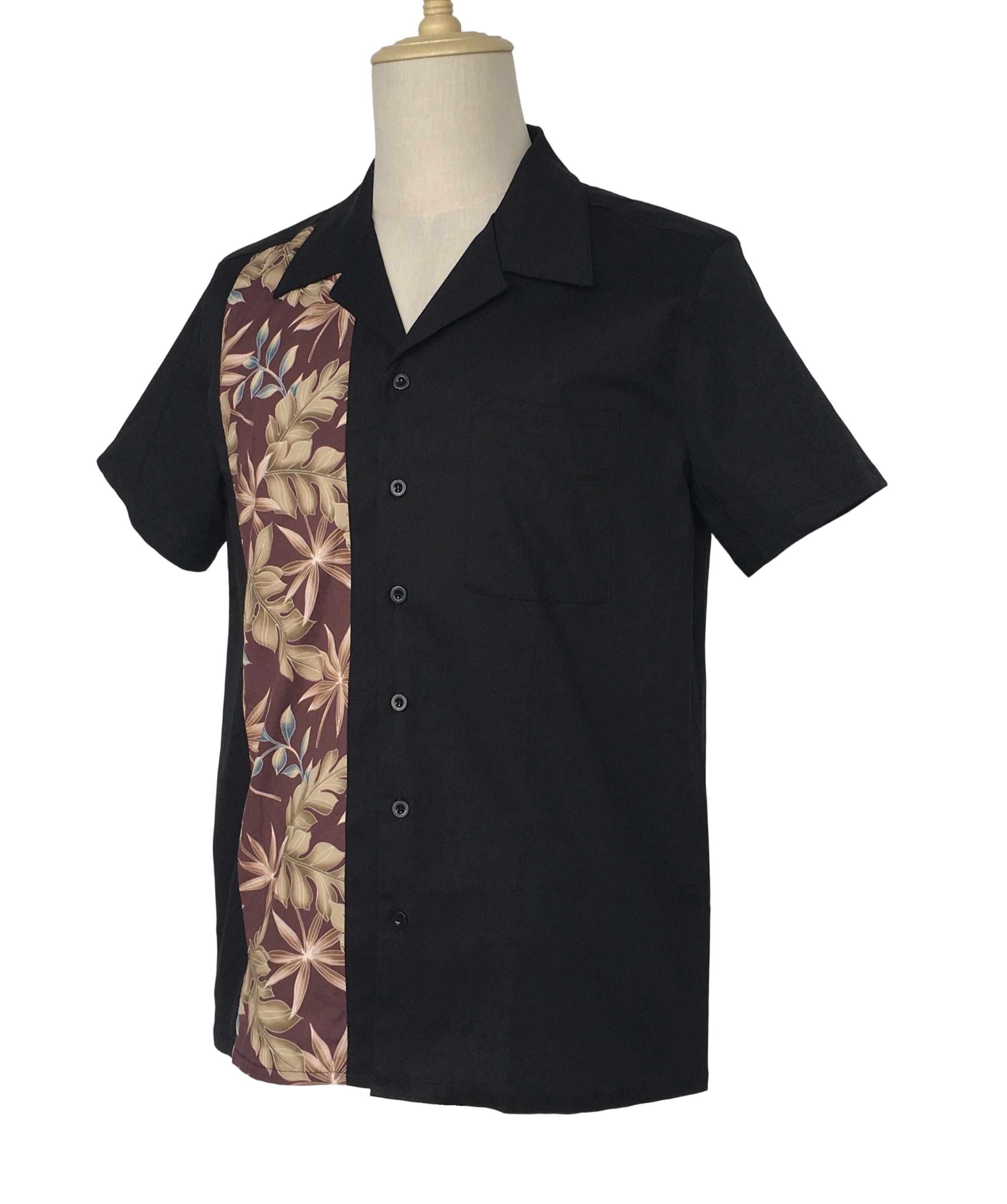 Other Two-tone Retro Casual Men Shirts Cotton Leaves Panel Size US L / EU 52-54 / 3 - 3 Thumbnail