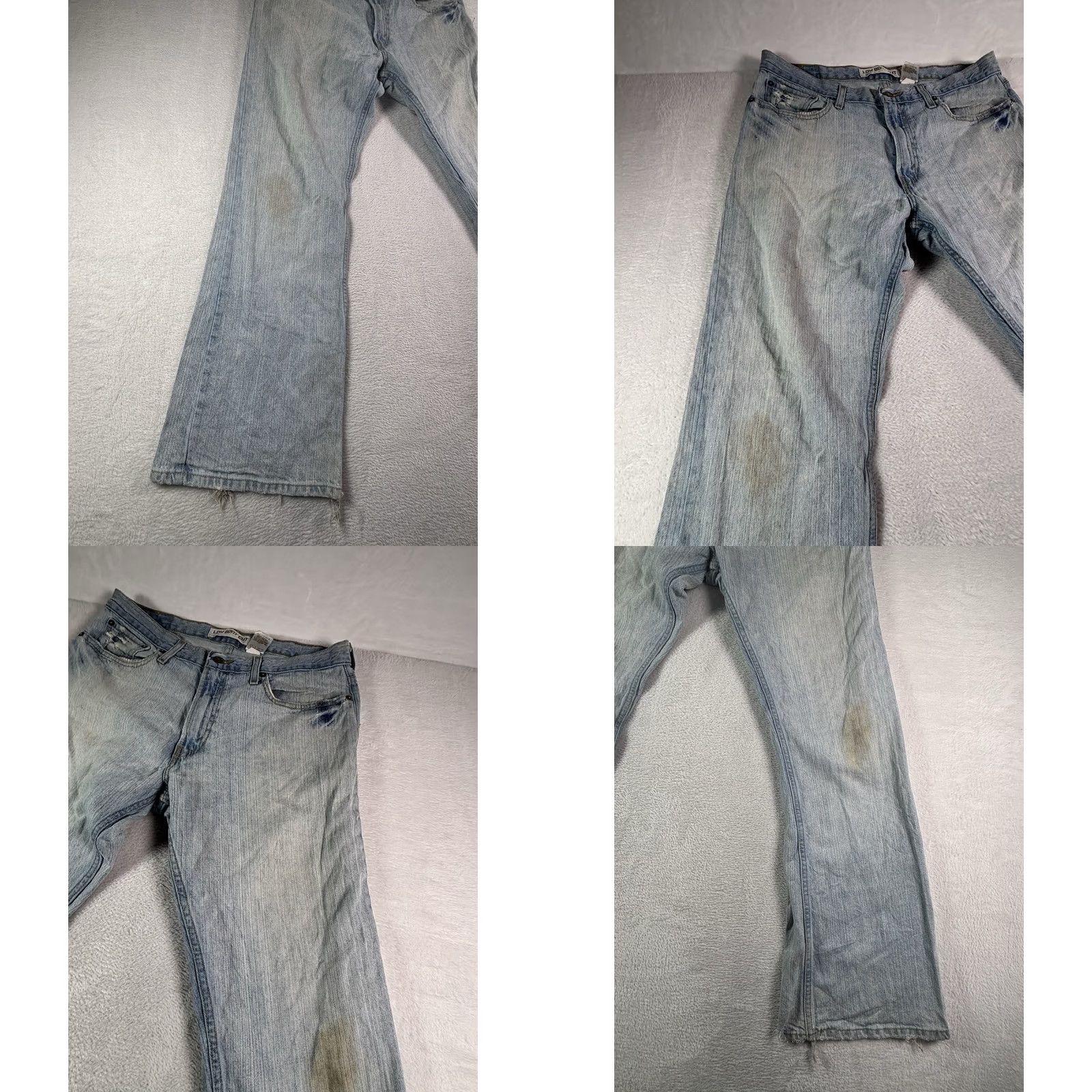 Levi's VINTAGE Levi's 527 Jeans Men's Low Boot Cut 34x30 Light Blue Wash Workwear Size US 34 / EU 50 - 10 Thumbnail