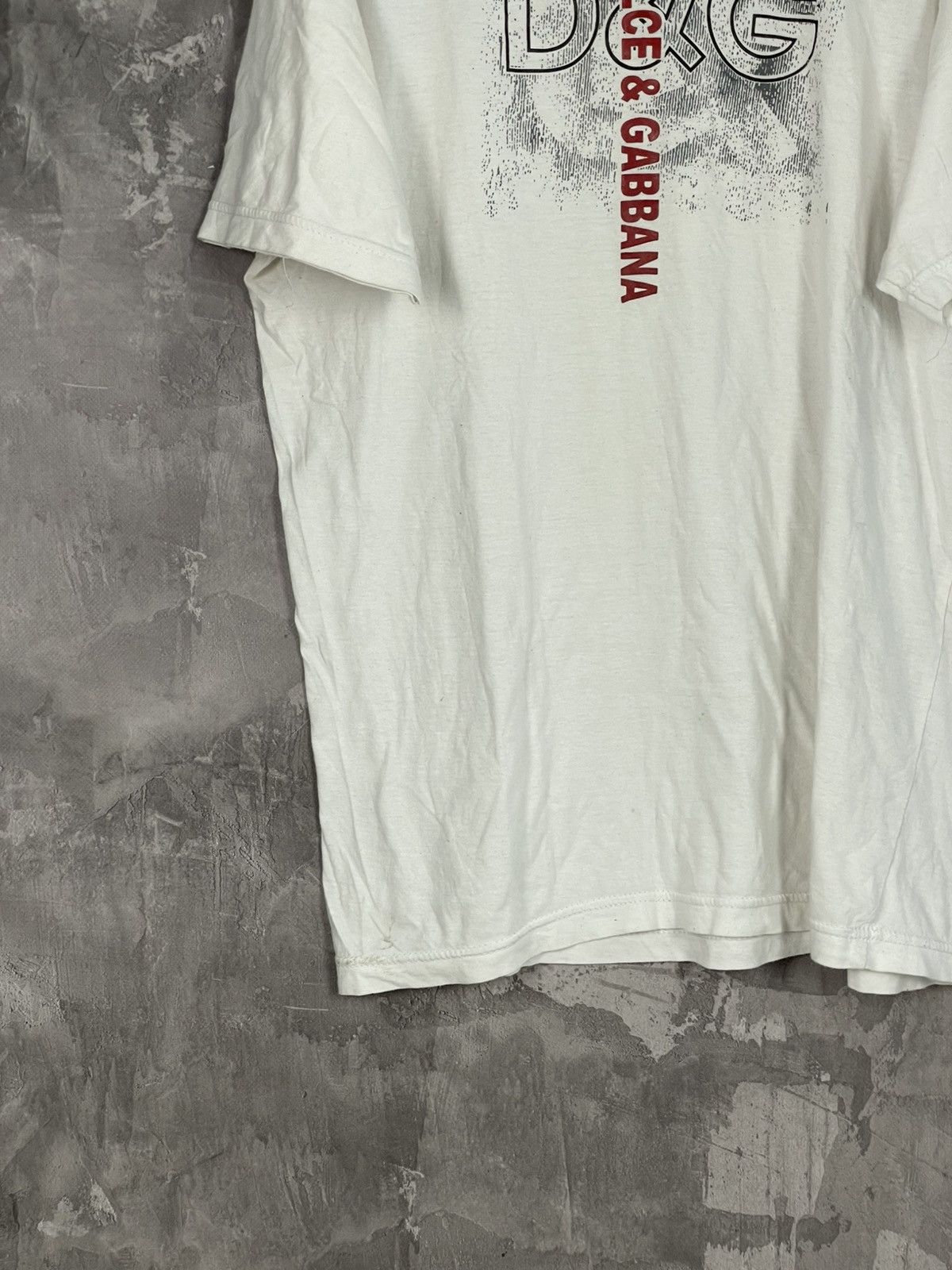 Dolce & Gabbana × Vintage DOLCE AND GABBANA Y2K FADE 3D Retro T SHIRT Size US L / EU 52-54 / 3 - 5 Thumbnail