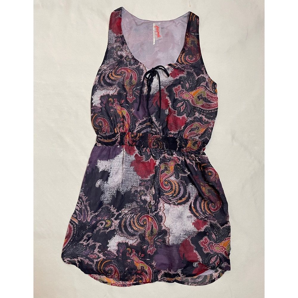Free People New Free People Falling For Georgette Sleeveless Mini Dress Size L / US 10 / IT 46 - 6 Thumbnail