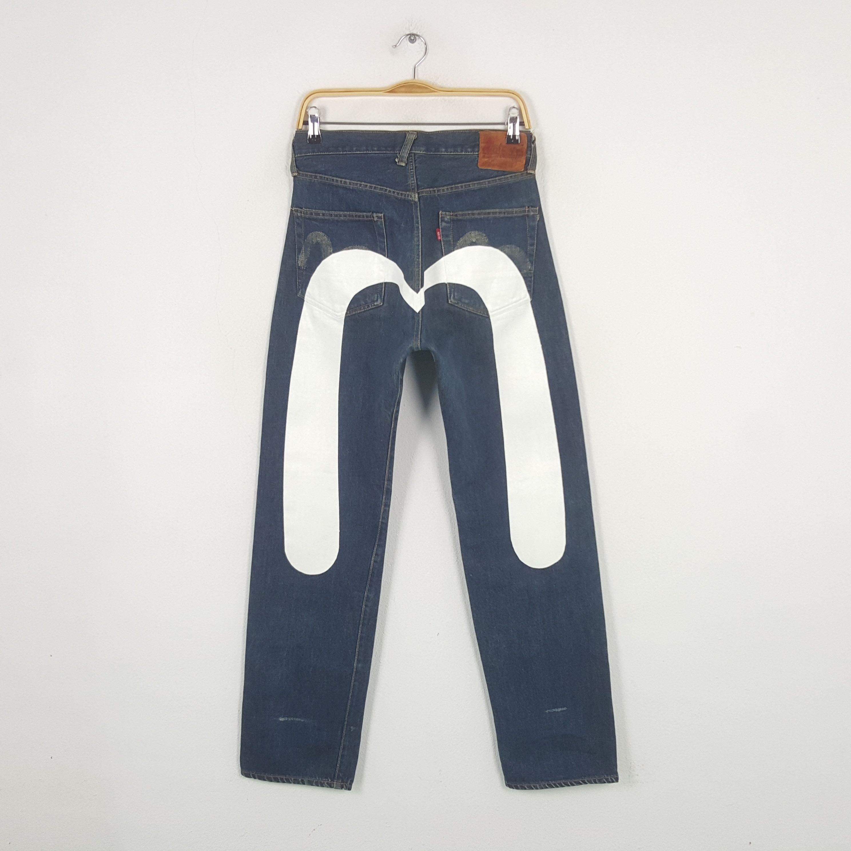 Japanese Brand Vintage Evis Japanese Daicock Custom Art Denim Jeans C280N32 Size US 28 / EU 44 - 1 Thumbnail