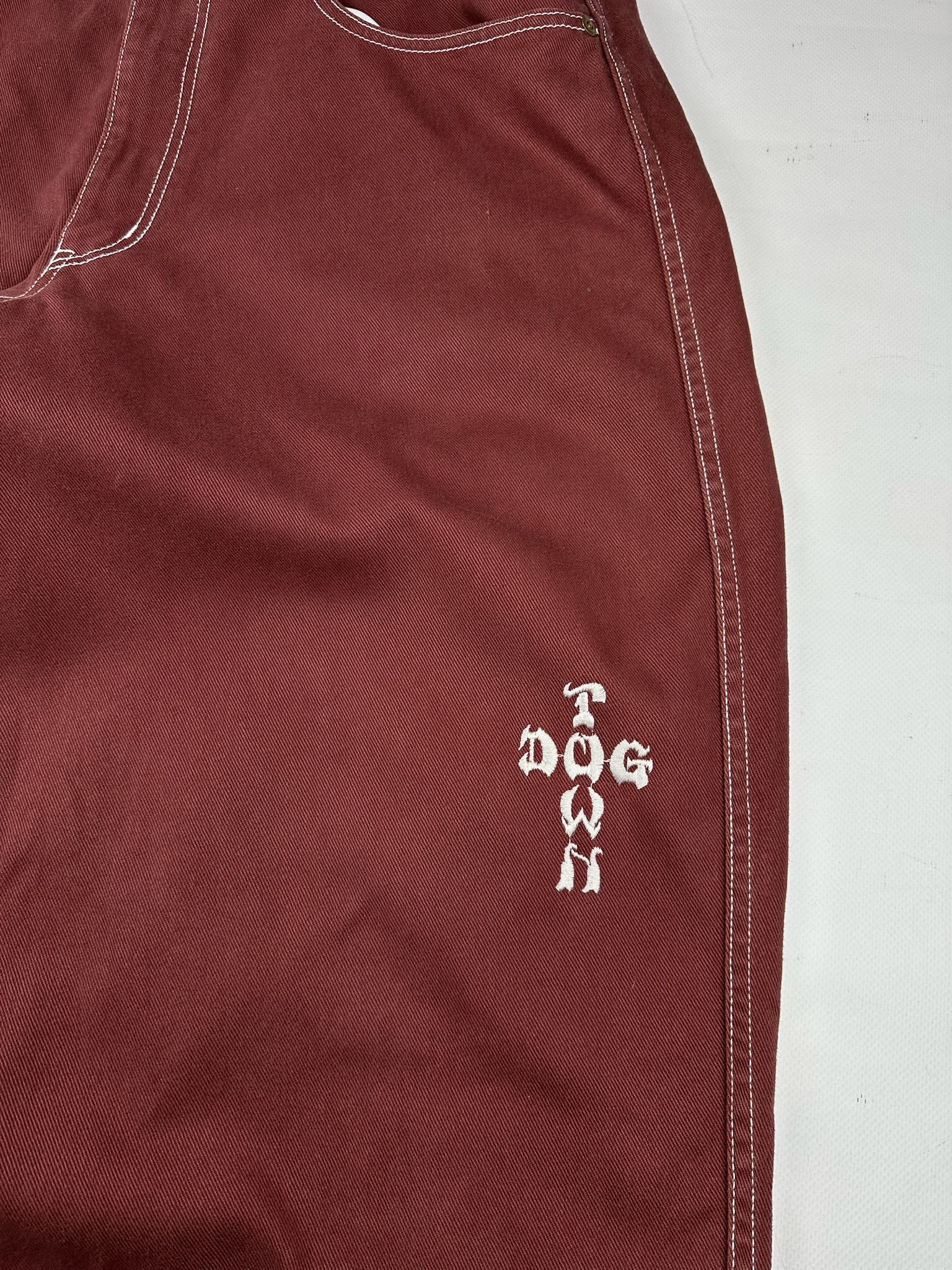 Dogtown Dogtown Baggy Large Pocket Jeans jnco Ecko unltd style Size US 33 - 17 Thumbnail