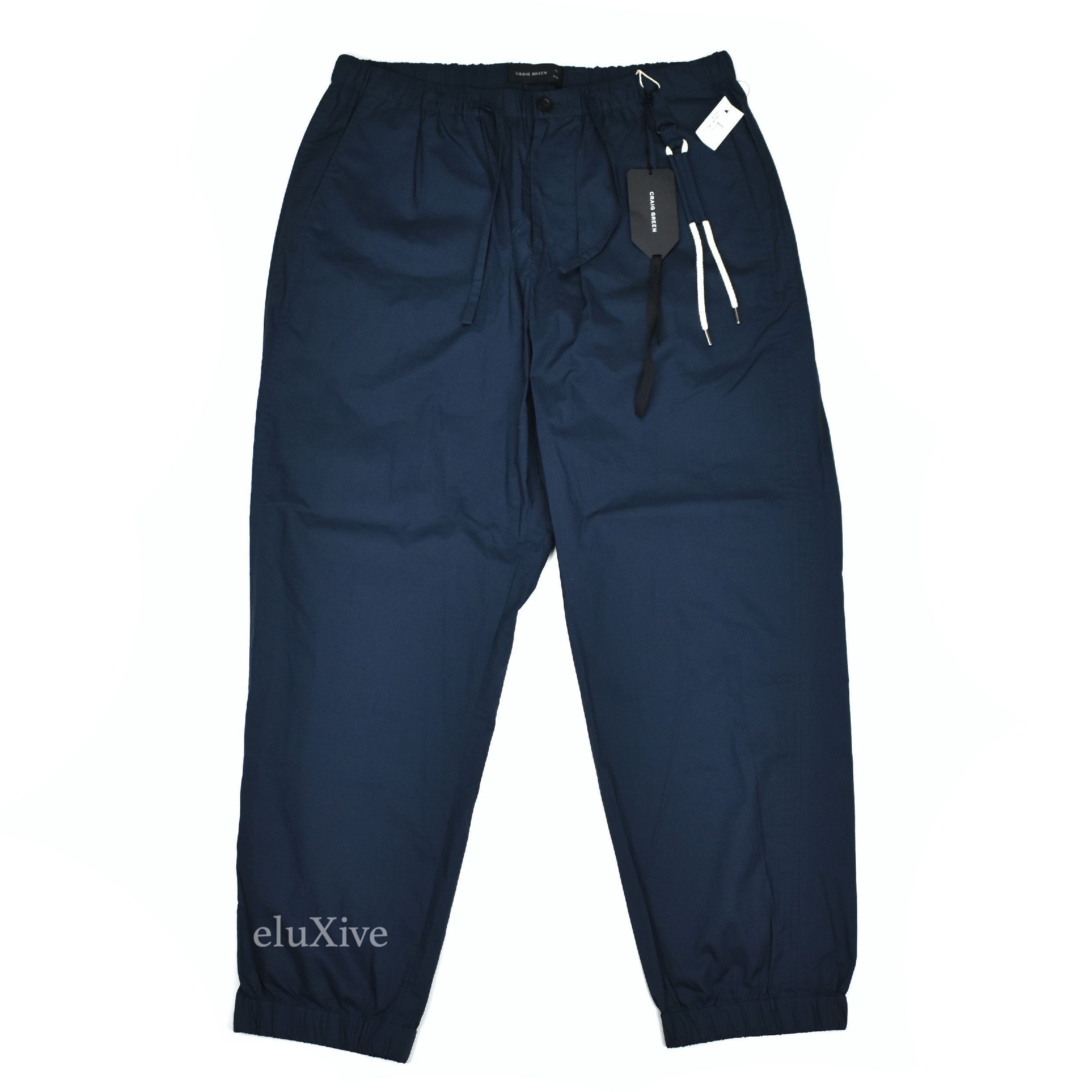 Craig Green Craig Green Navy Ripstop Lace Detail Pants NWT Size US 36 / EU 52 - 1 Preview
