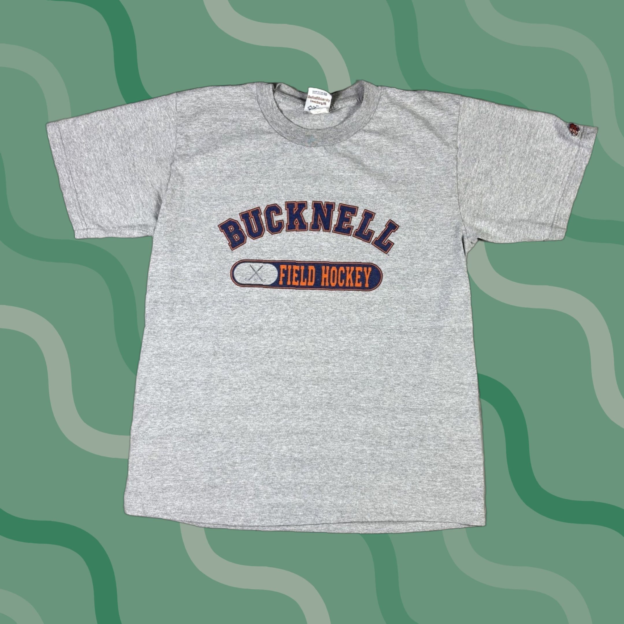 Fruit Of The Loom VINTAGE Bucknell University Field Hockey T Shirt Gray L 90s Mens Crew Neck Short Sleeve Cotton Fruit of the Loom Size US L / EU 52-54 / 3 - 1 Thumbnail