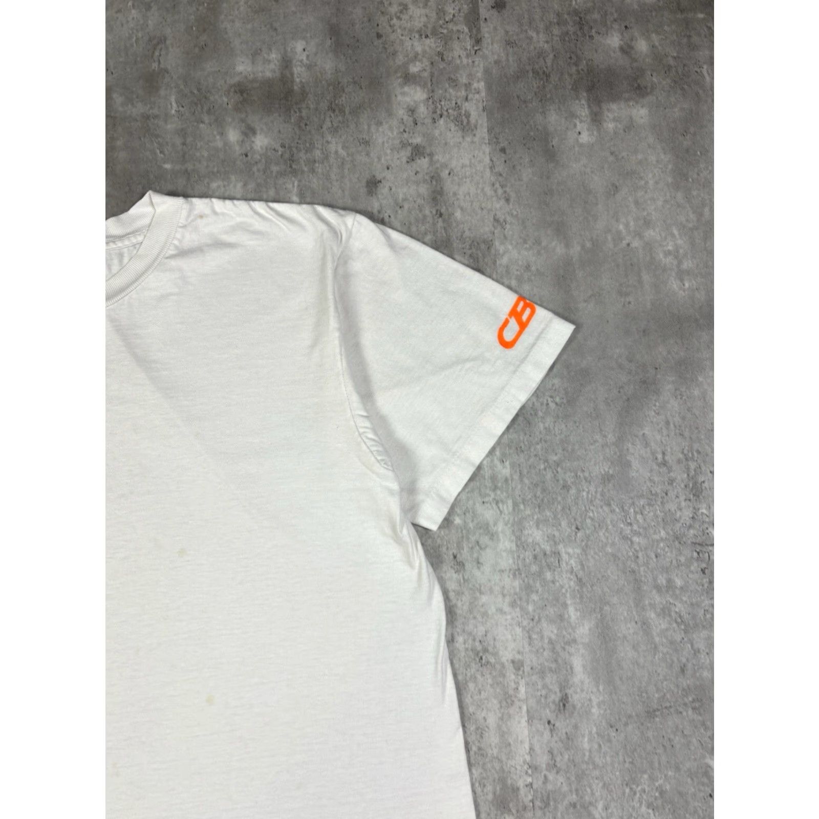 CB Sports VINTAGE CB Sports T-Shirt 90s XL Men White Cotton Graphic Print Crew Neck Short Sleeve Breathable All Seasons Double-Sided 80s? Size US XL / EU 56 / 4 - 3 Thumbnail