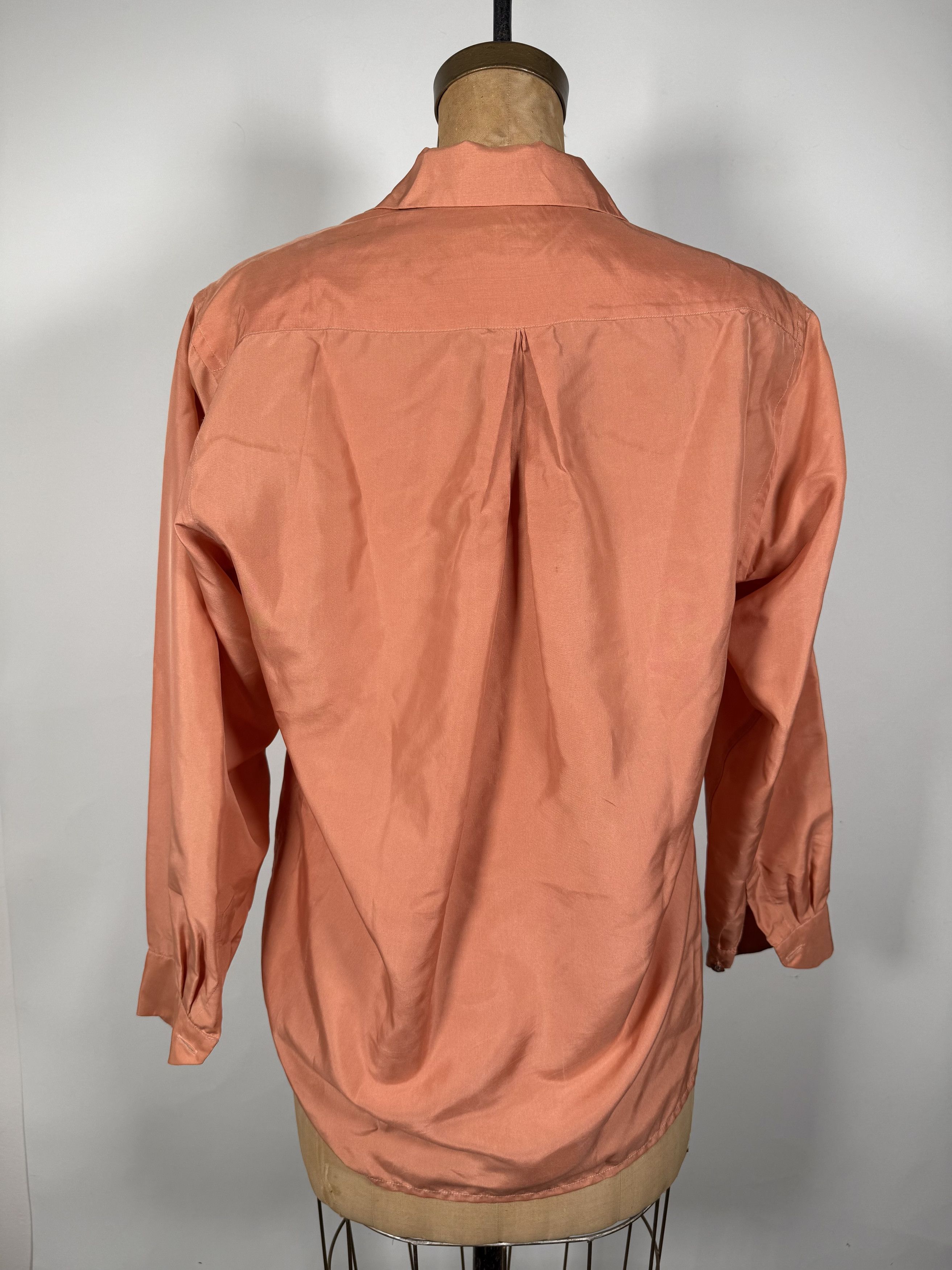 Vintage Vintage Renato Nucci Silk Made in France Blouse Size M / US 6-8 / IT 42-44 - 2 Thumbnail