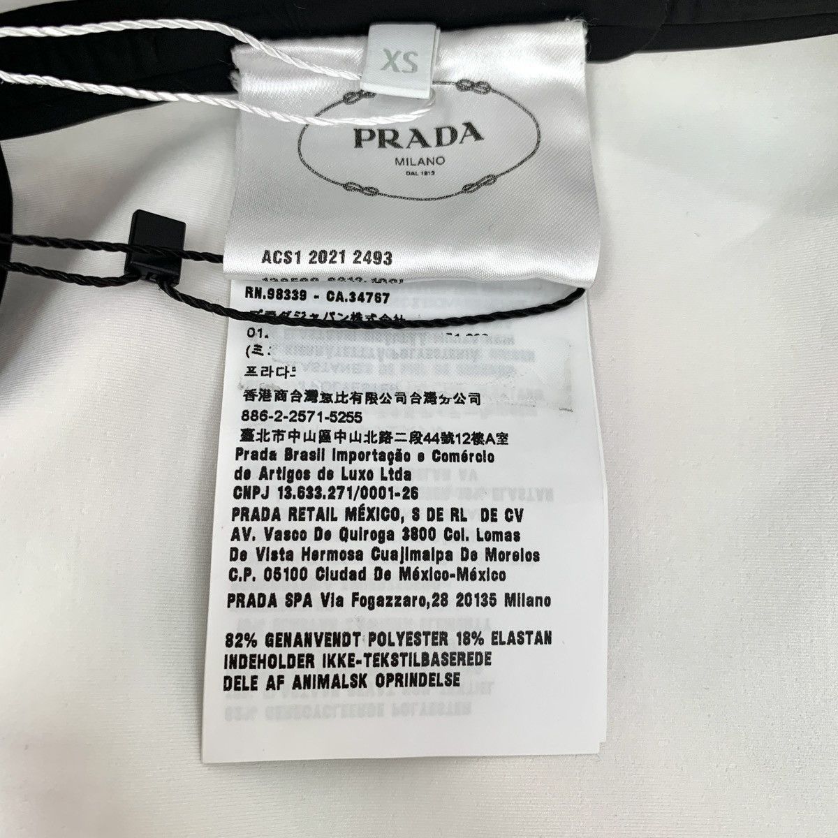 Prada Prada Colorblocked Printed Triangle Jacket Size XS / US 0-2 / IT 36-38 - 7 Thumbnail