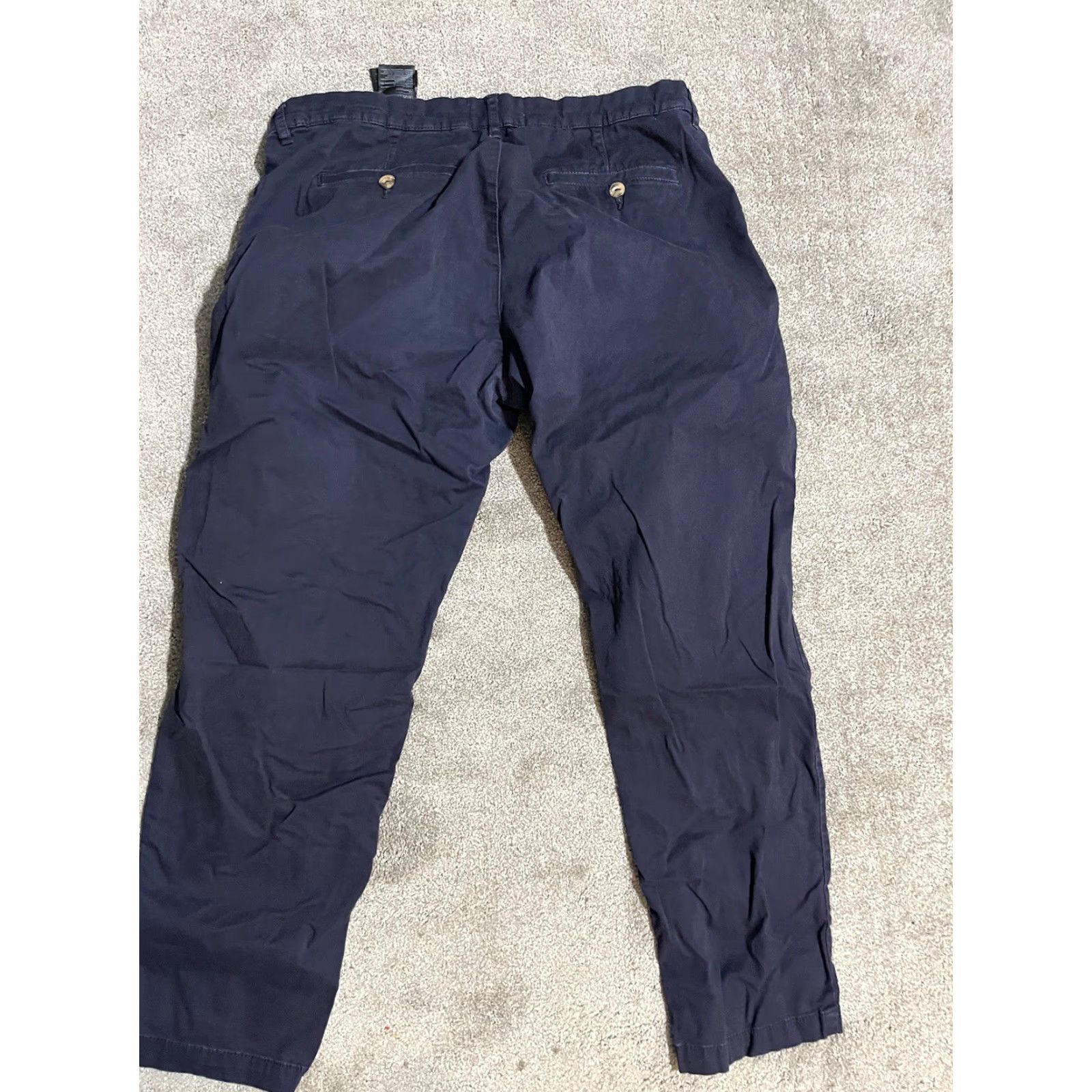 H&M H&M L.O.G.G. Skinny Jeans Dark Blue Womens Size 14 High Rise Stretch Cotton Blend Size 36" / US 14 / IT 50 - 4 Thumbnail