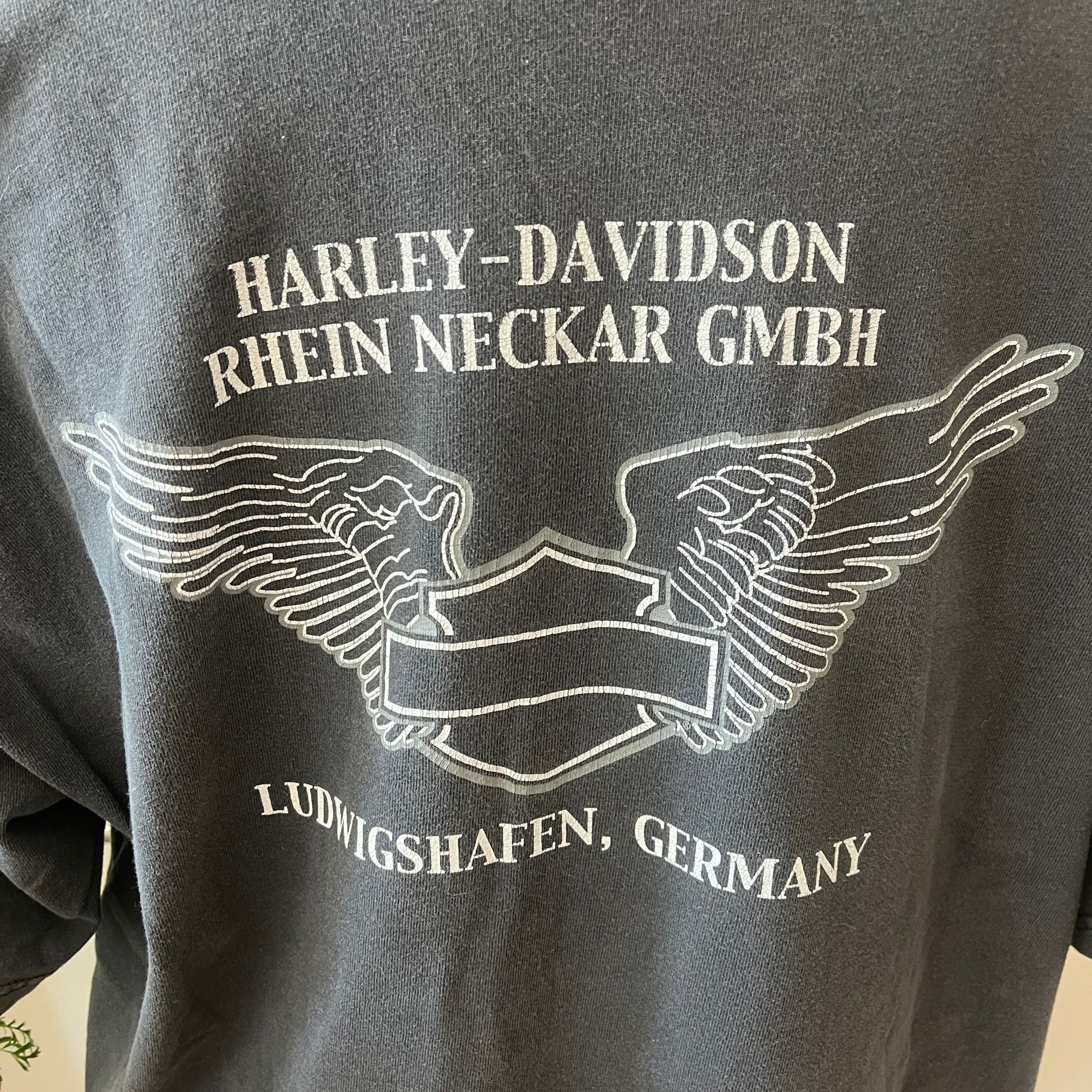 Harley Davidson Vintage HARLEY DAVIDSON Graphic Tee from Ludwigshafen, Germa Size US XXL / EU 58 / 5 - 4 Thumbnail