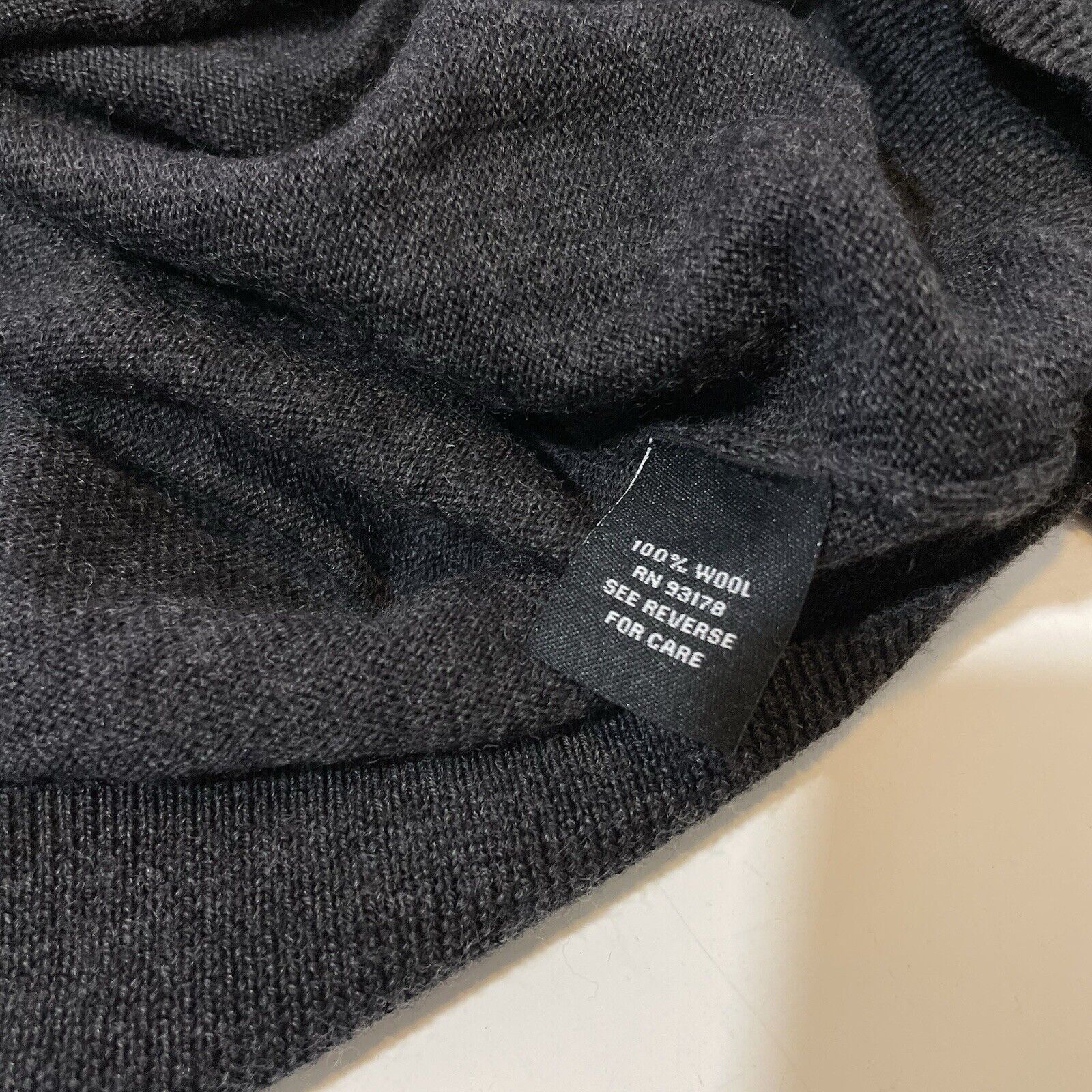 Magaschoni Magaschoni Men’s Merino Wool 1/4 Zip Sweater Gray Sz M Tall Size US M / EU 48-50 / 2 - 7 Thumbnail