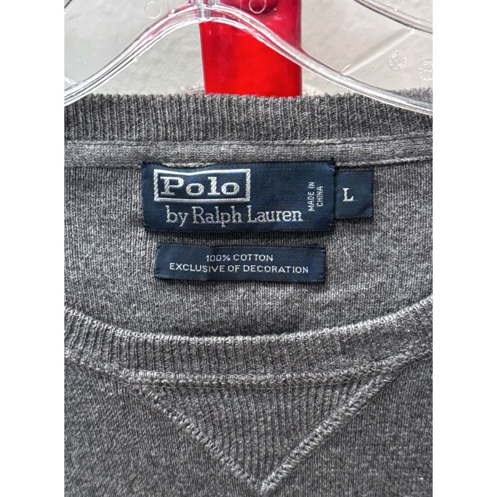 Polo Ralph Lauren Polo Ralph Lauren Gray Knit SWEATER Large Size US L / EU 52-54 / 3 - 2 Thumbnail