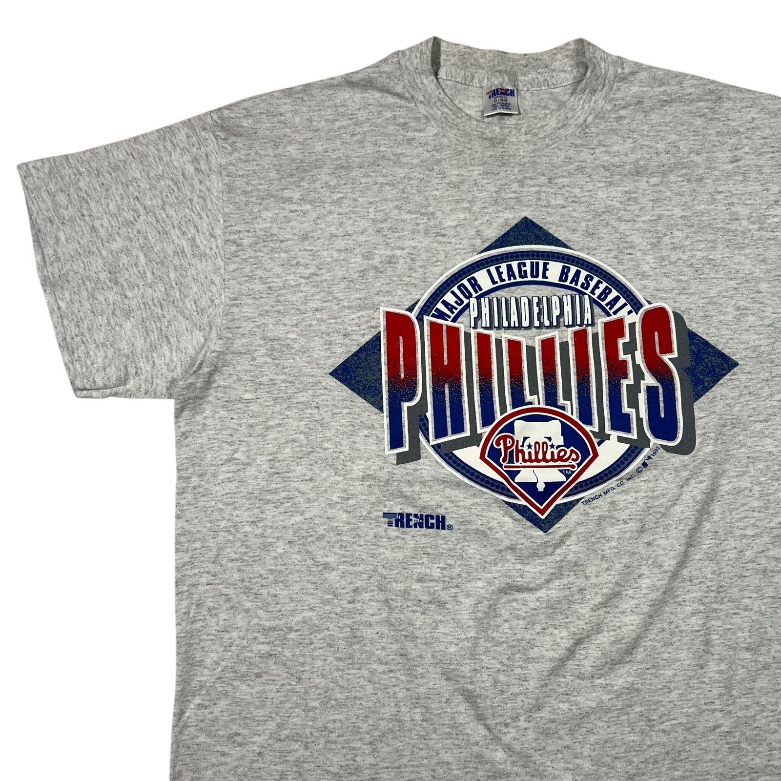MLB × Trench USA × Vintage Vintage 1992 Trench Philadelphia Phillies MLB tee (L) Size US L / EU 52-54 / 3 - 4 Thumbnail