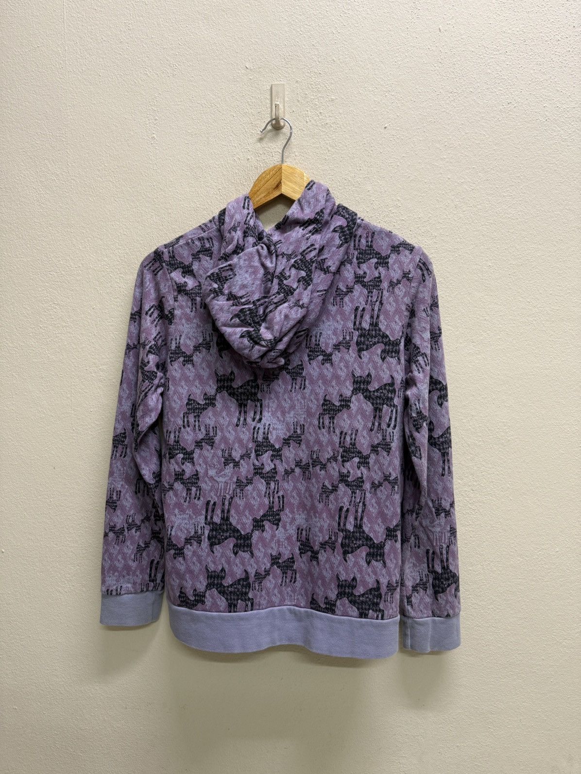 Uniqlo Ivanahelsinki Uniqlo Black Cat Patern Zipper Sweater Hoodie Size US S / EU 44-46 / 1 - 14 Thumbnail