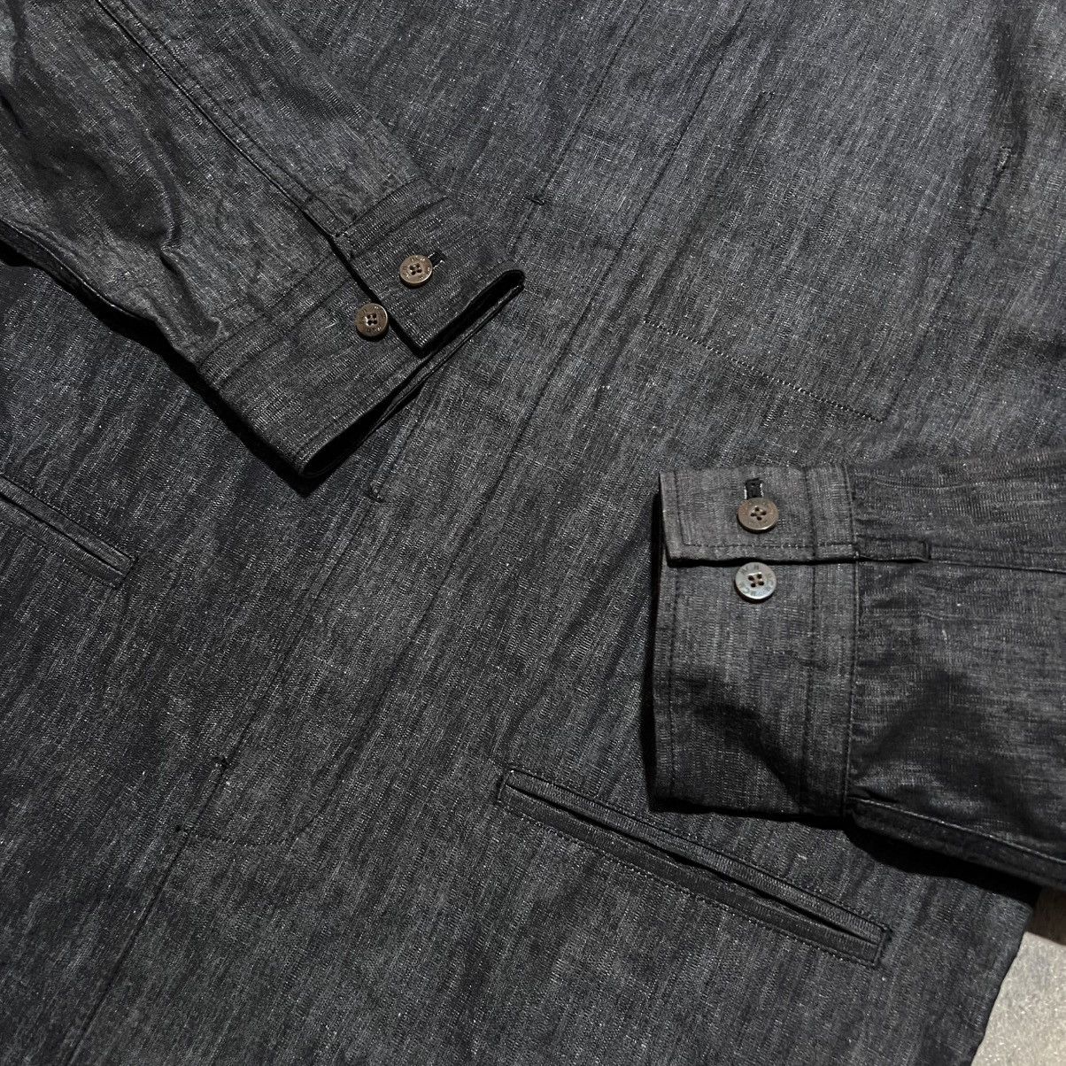 MCM MCM Indigo Cotton Linen Blend Light Chore Jacket Size US L / EU 52-54 / 3 - 5 Thumbnail