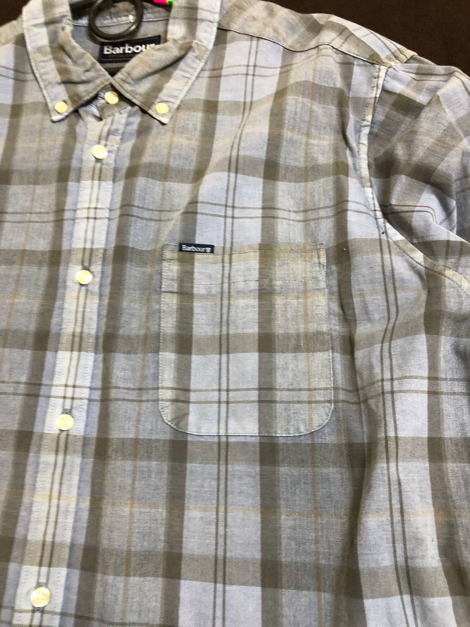 Barbour Barbour Men's Checkered Slim Fit Oxford Shirt Size US L / EU 52-54 / 3 - 9 Thumbnail