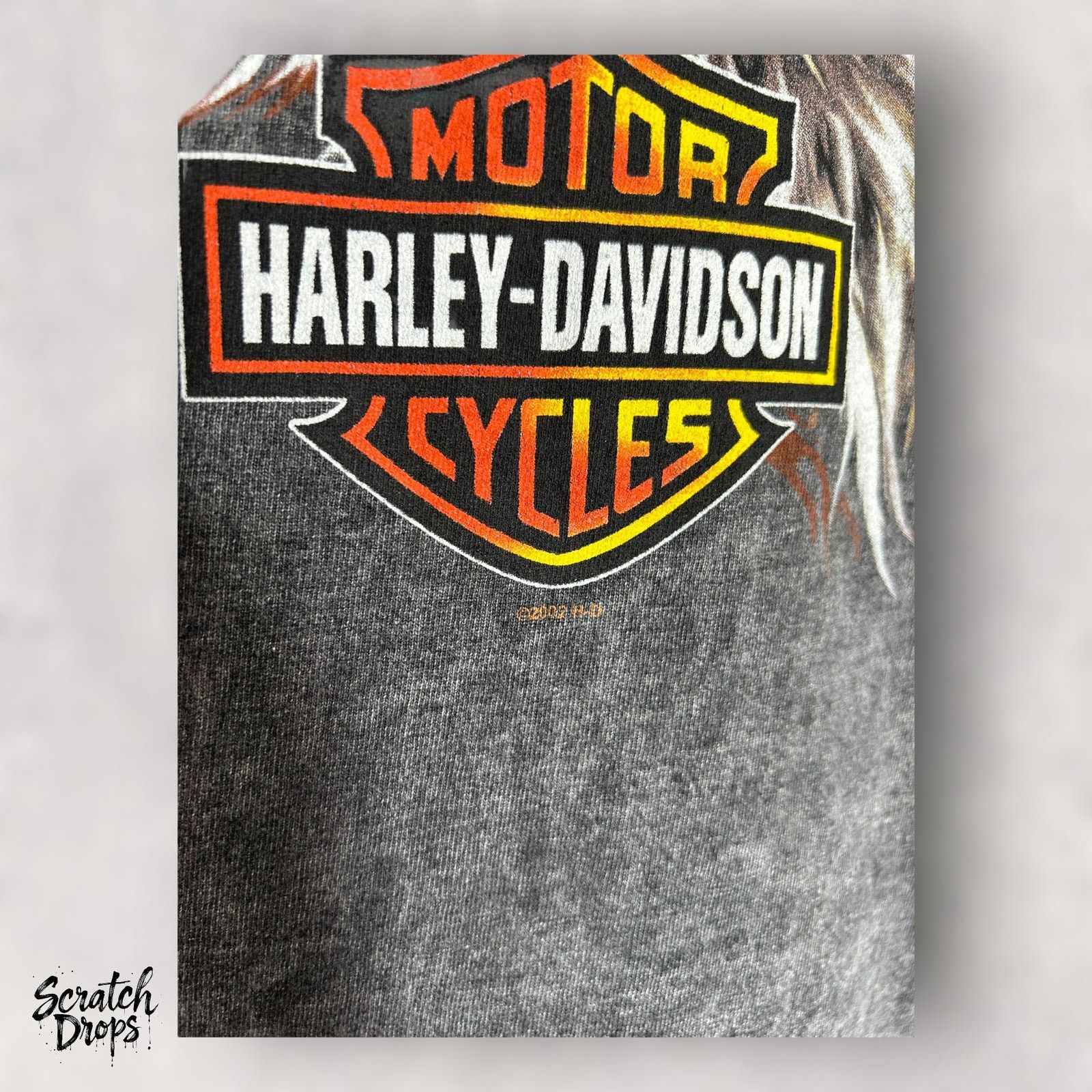 Harley Davidson Vintage Y2K Harley Davidson XL TShirt Eagle Graphic USA Mens Size US XL / EU 56 / 4 - 2 Thumbnail