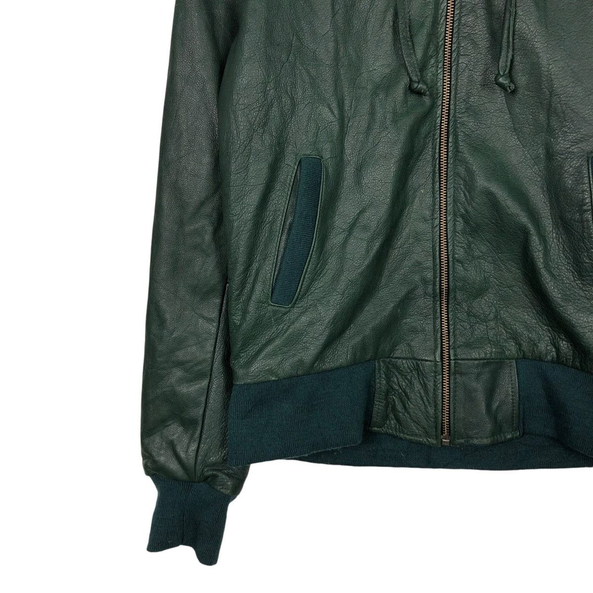 Japanese Brand 🔥UNKNOWN BRAND JAPANESE CROPPED LEATHER JACKET ISSEY MIYAKE Size US S / EU 44-46 / 1 - 6 Thumbnail