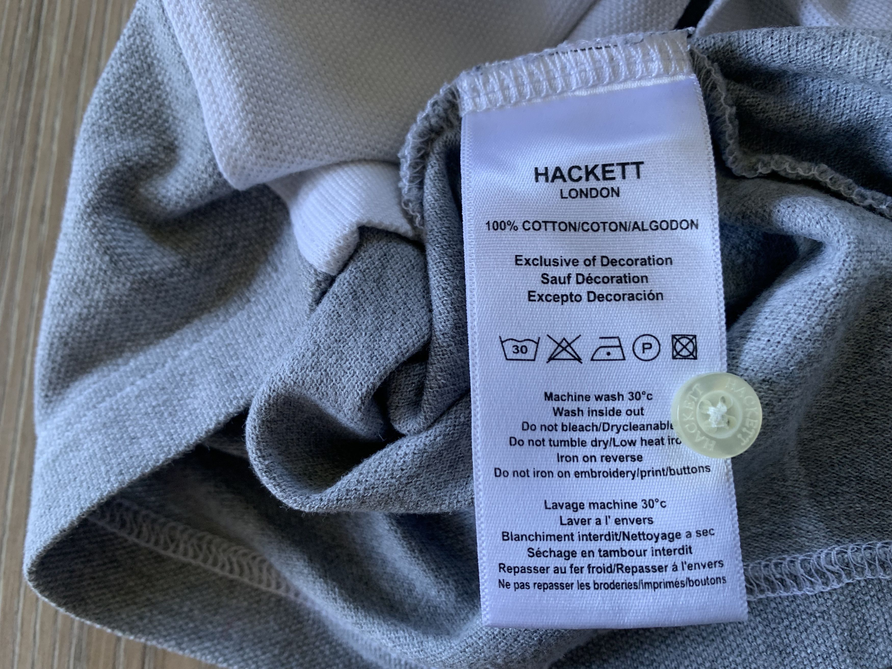 Hackett Hackett London Tailored Fit Cotton Polo Size US M / EU 48-50 / 2 - 8 Thumbnail