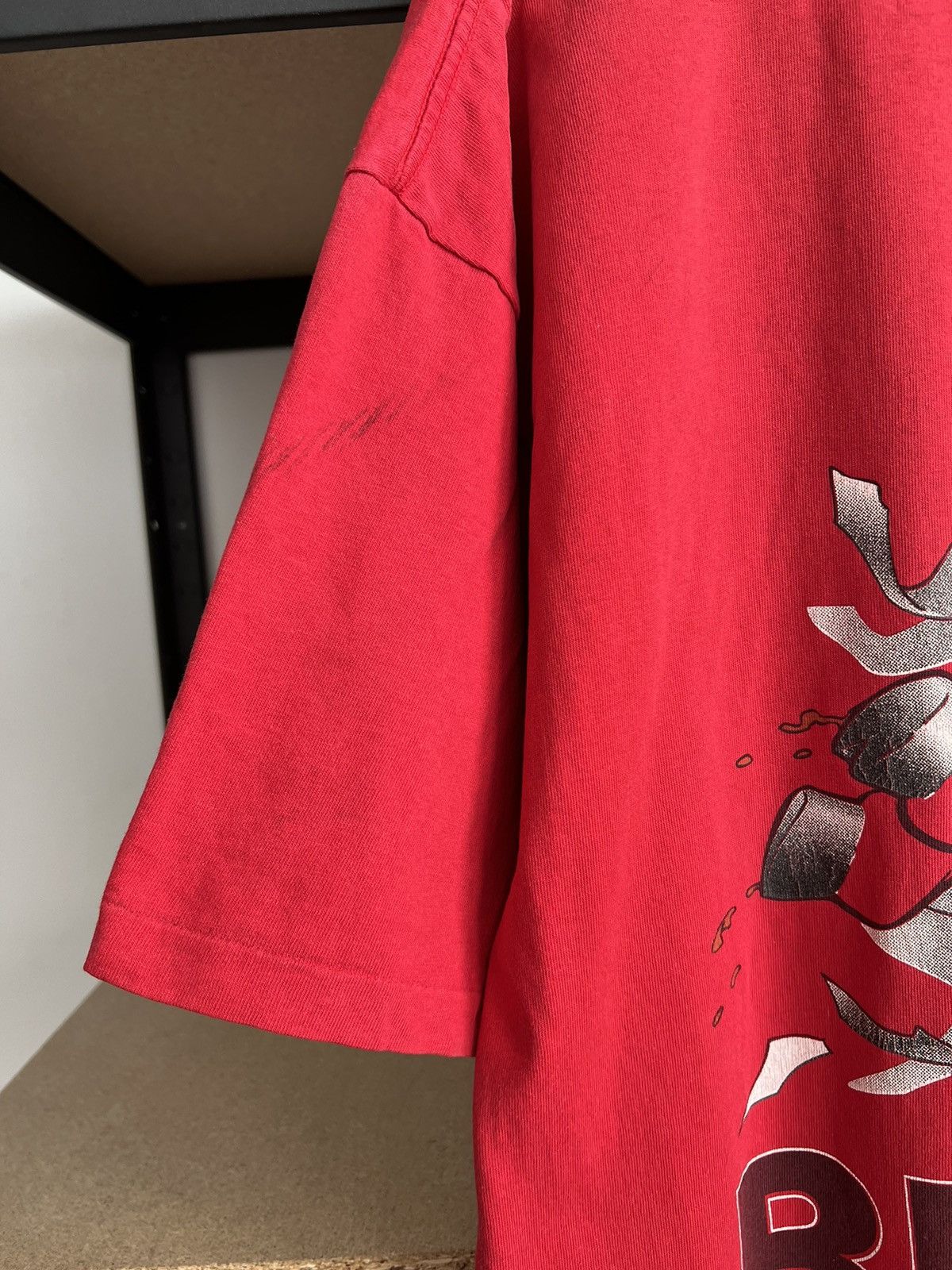 NBA Vintage 90s Chicago Bulls NBA Basketball Nutmeg Red T-shirt Size US XL / EU 56 / 4 - 24 Thumbnail