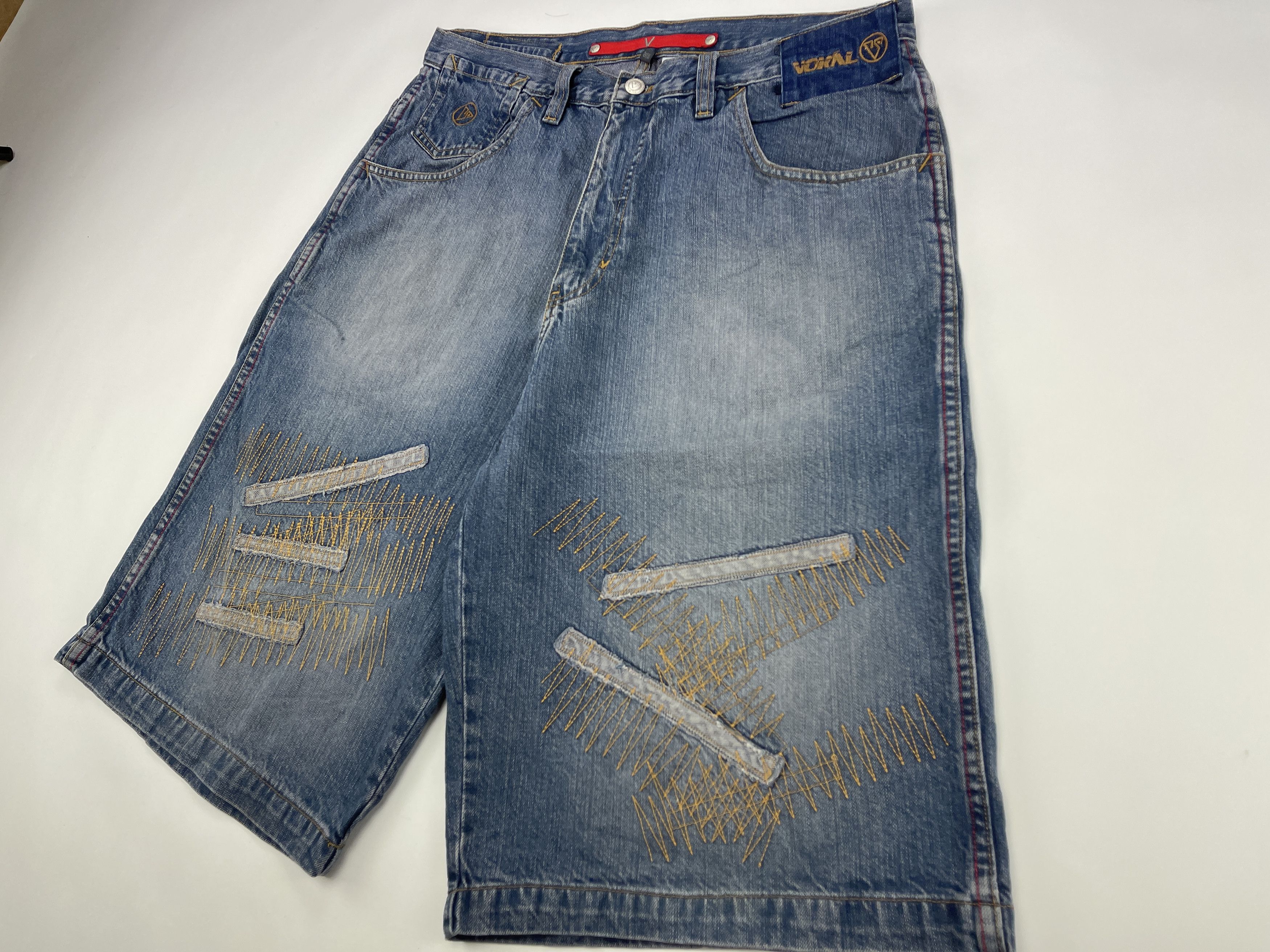 Other Vokal jeans shorts, vintage baggy denim shorts skater 36 Size US 36 / EU 52 - 4 Thumbnail