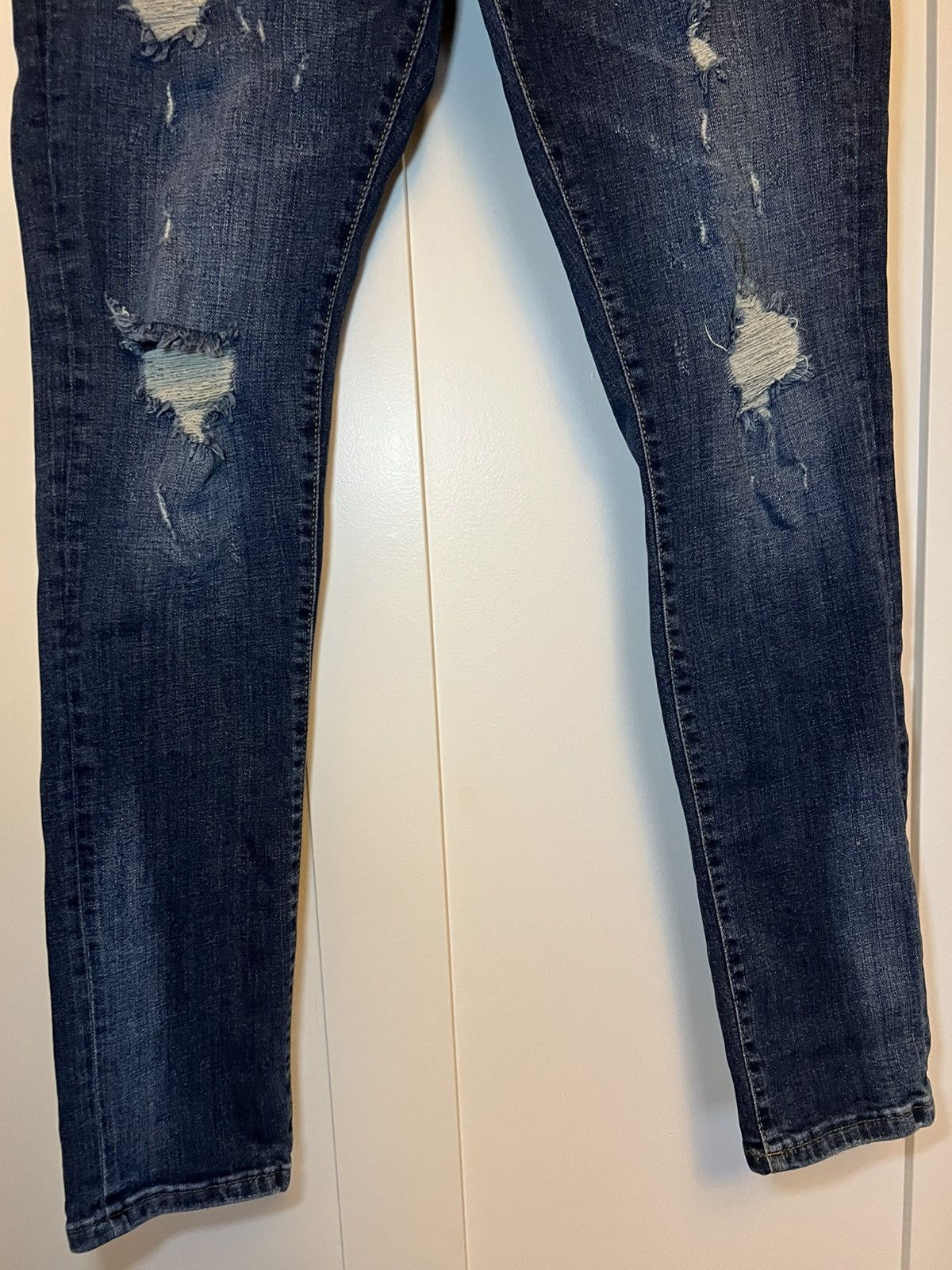 Dsquared2 Dsquared2 Icon Forever distressed slim blue jeans Size US 30 / EU 46 - 9 Thumbnail