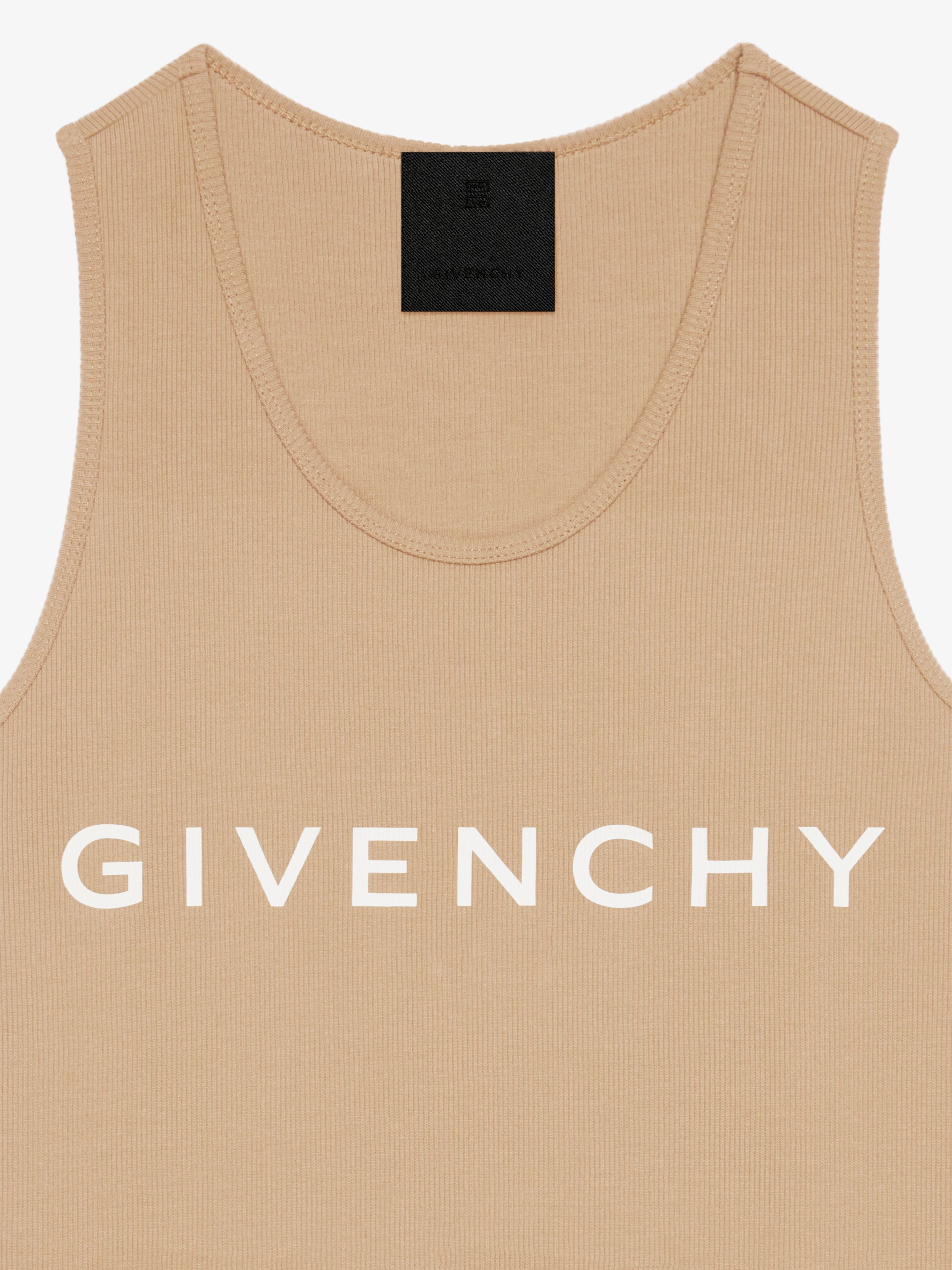 Givenchy o1srvl11e0825 Archetype Tank Dress in Jersey in Beige Size XXL / US 16-18 / IT 52-54 - 5 Thumbnail