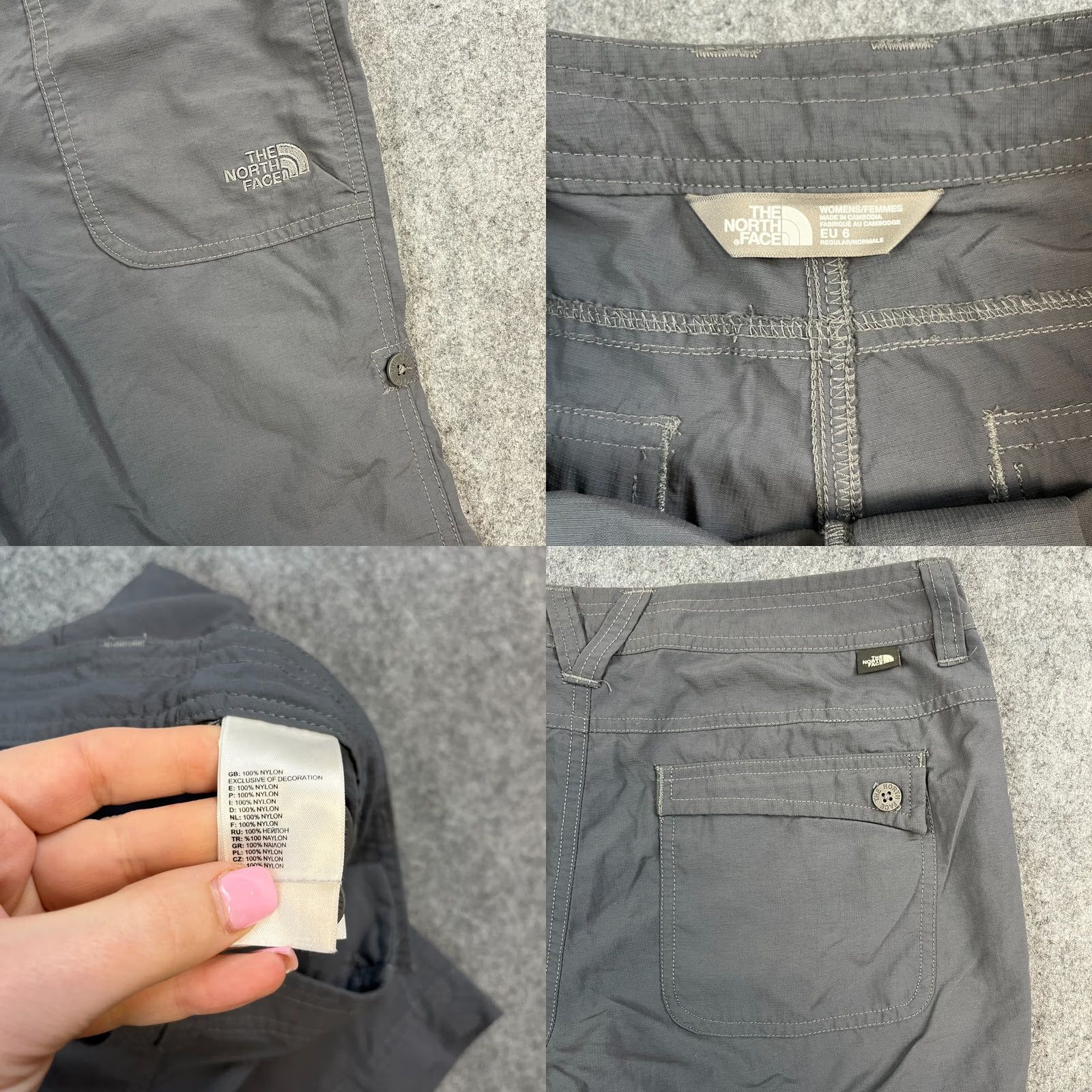 The North Face The North Face Womens Cargo Shorts W30 UK 8 Grey Walking Hiking Outdoors Size 30" / US 8 / IT 44 - 8 Thumbnail