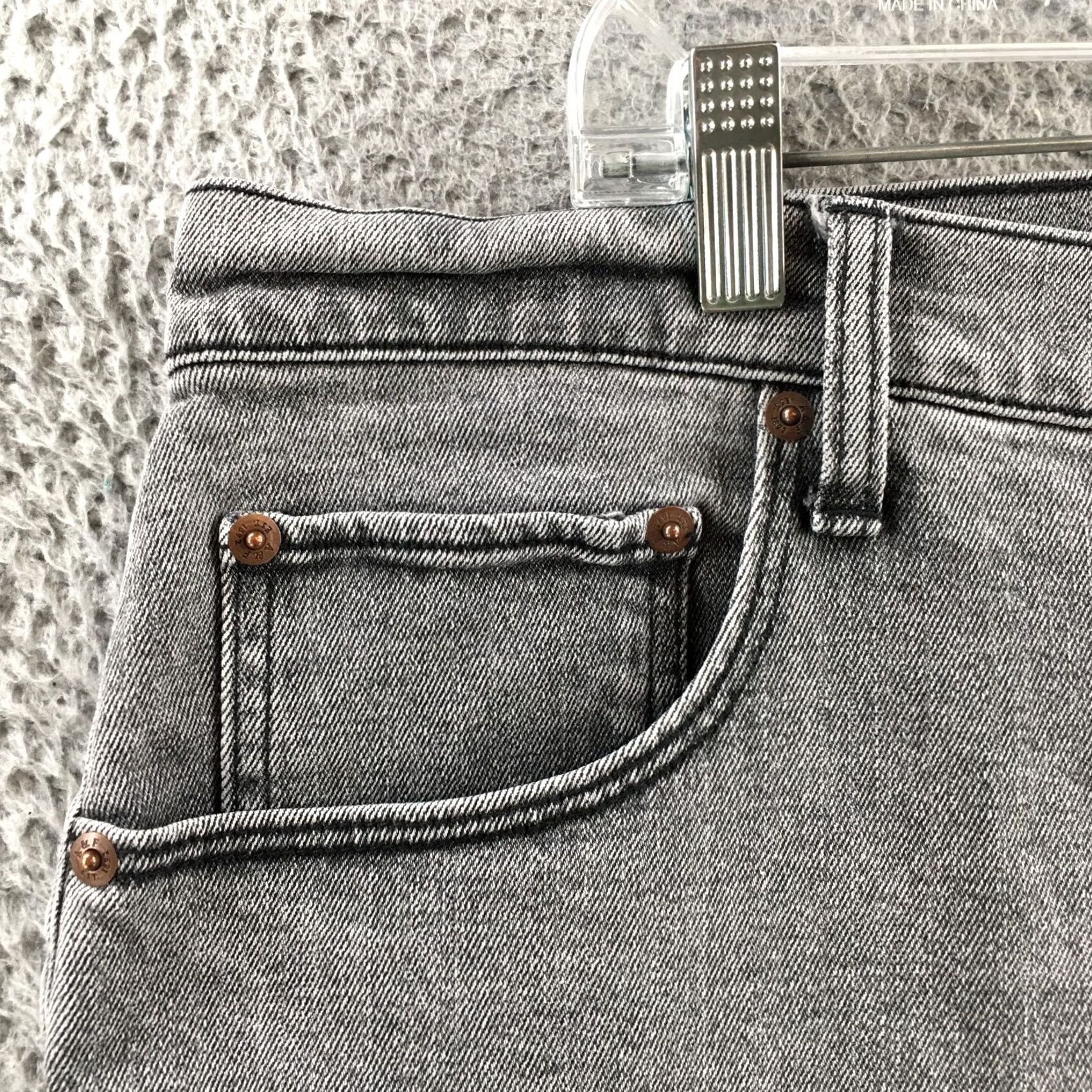 Abercrombie & Fitch Abercrombie & Fitch Jeans Womens 34 Regular Ankle Gray Zip 5-Pocket Classic Modern Vintage: No Mens Womens Only Size 24" / US 00 / IT 34 - 3 Thumbnail