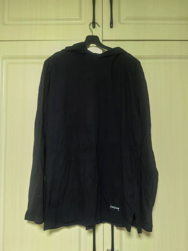 Yohji Yamamoto Yohji Yamamoto Men's Cotton Black Hoodie - dmc Size US M / EU 48-50 / 2 - 1 Thumbnail
