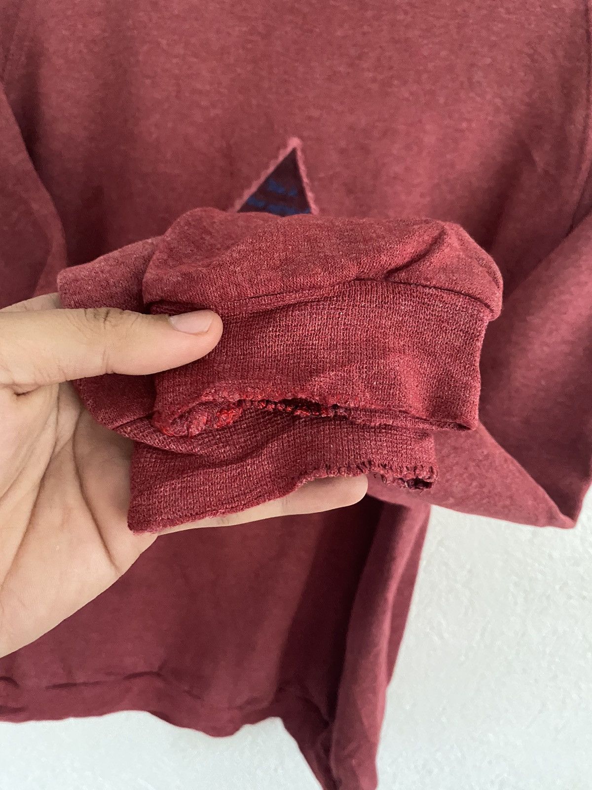 Yves Saint Laurent Vintage Yves Saint Laurent Embroidered Maroon Crewneck Size US S / EU 44-46 / 1 - 7 Thumbnail