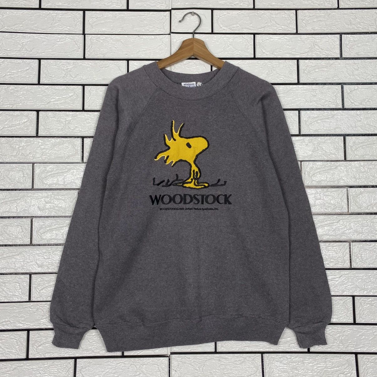 Vintage 📌Vintage Sweatshirt Peanuts Woodstock Big Logo Size US M / EU 48-50 / 2 - 2 Thumbnail