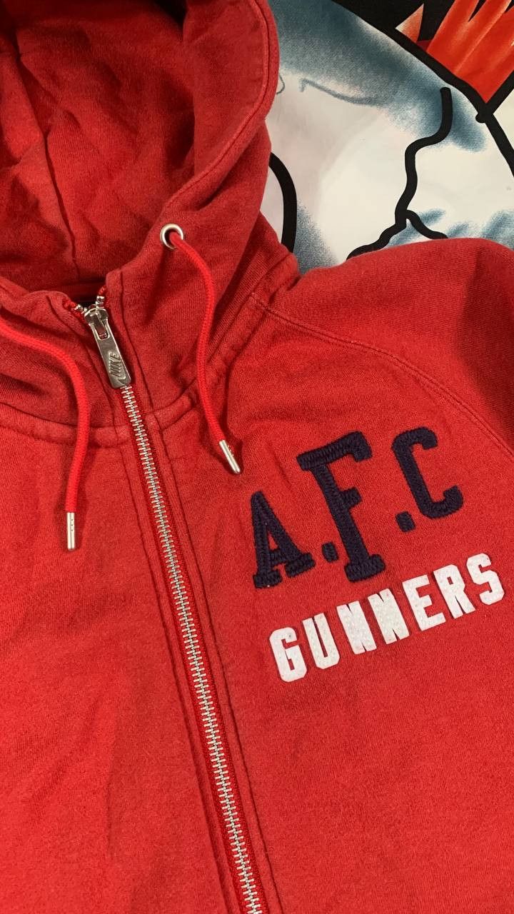 Nike Vintage Nike Arsenal Gunners Hoodie – Full Zip M Size US M / EU 48-50 / 2 - 2 Thumbnail