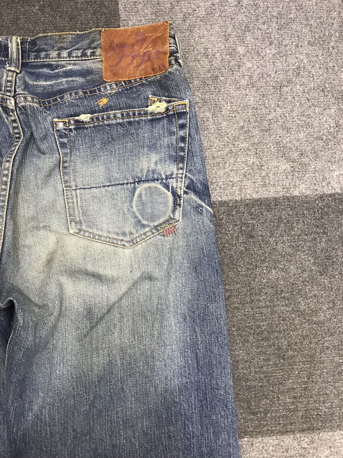 Prps 💥DOUBLE KNEE BAGGY💥Archival Prps Baggy Distressed Denim F279 Size US 32 / EU 48 - 13 Thumbnail