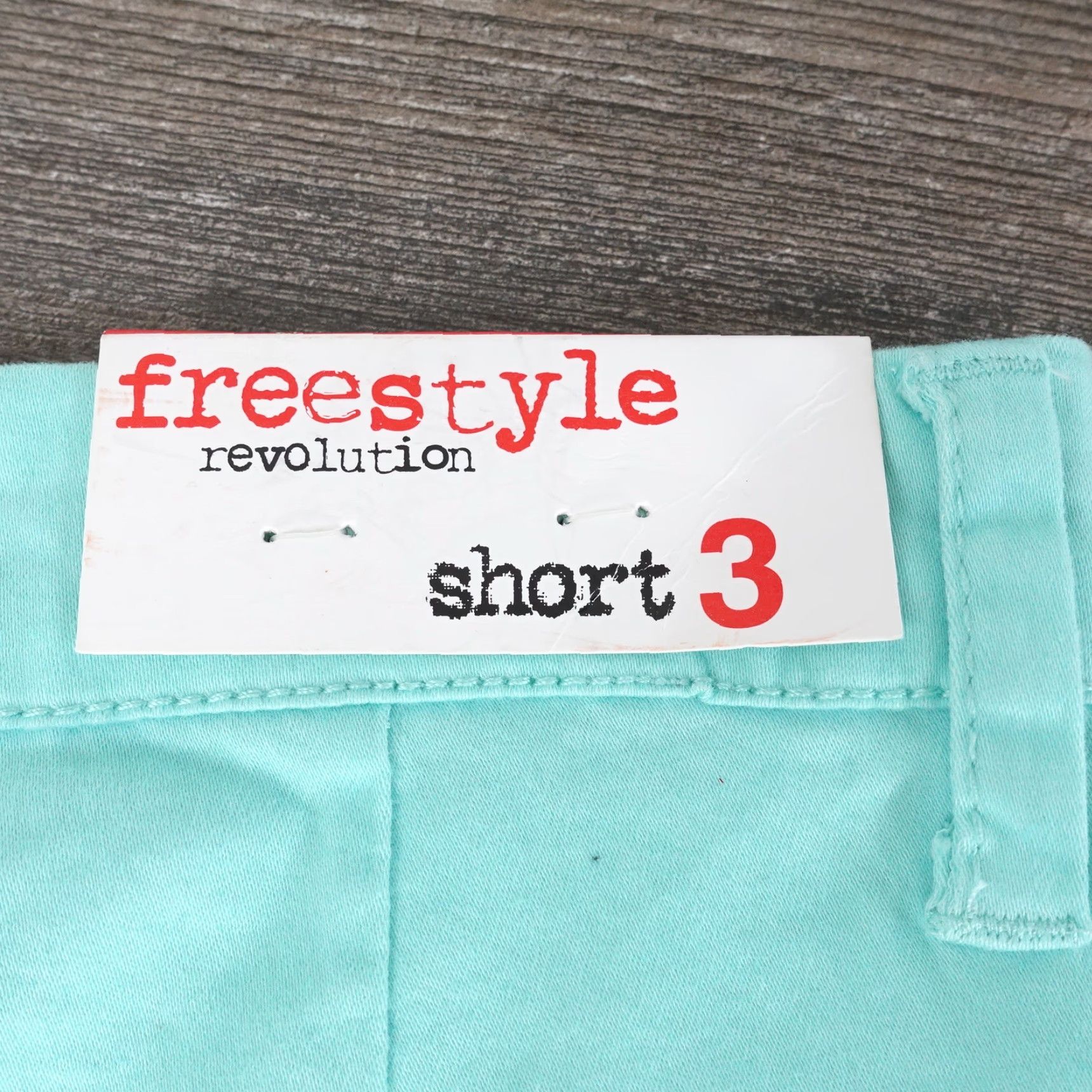 Vintage Vintage Freestyle Revolution Women's Teal Plaid Flat Front Chino Shorts Size 3 Casual Summer Size 26" / US 2 / IT 38 - 5 Thumbnail